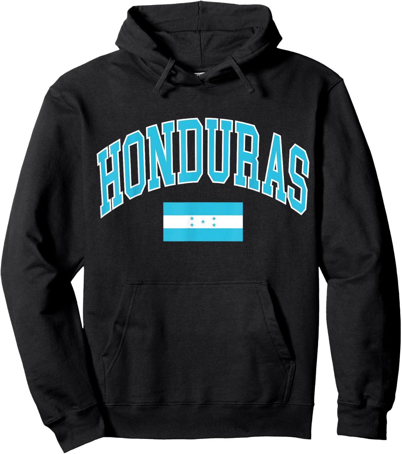 Honduras Flag Hoodie - Hoodie | Black