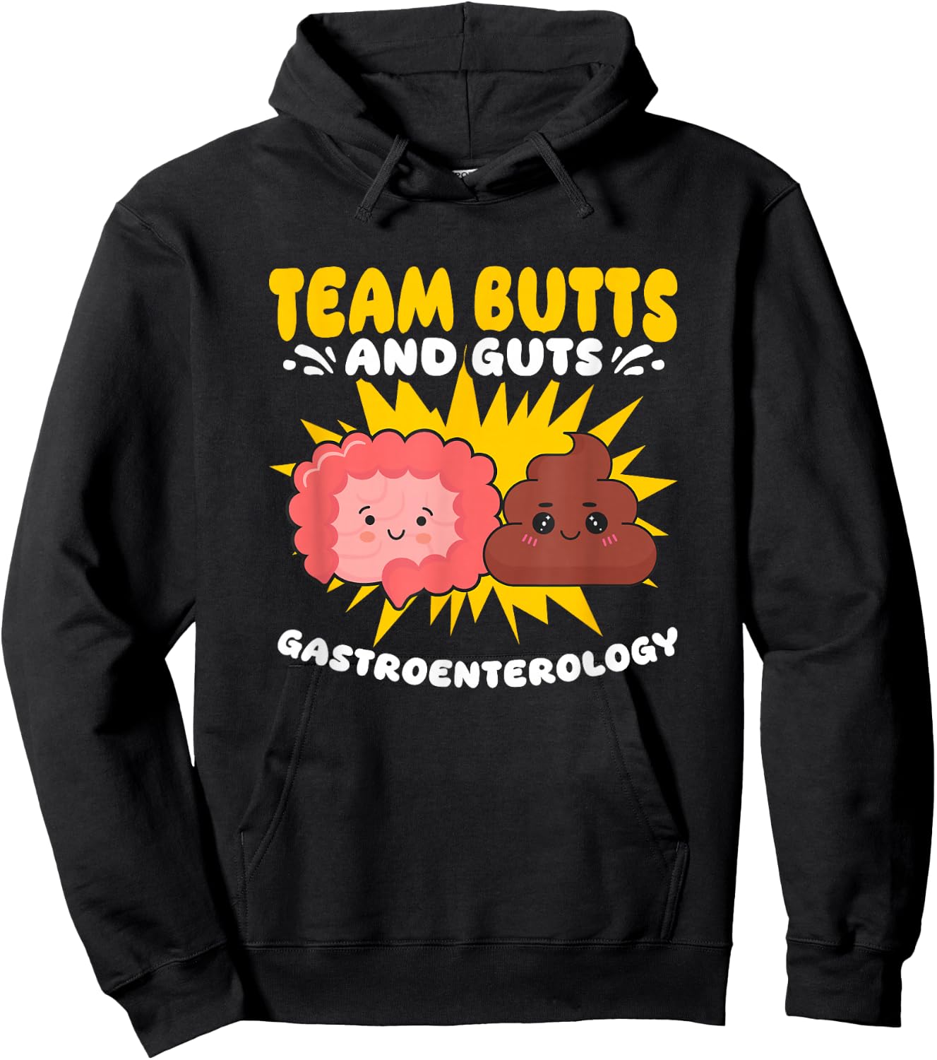 Butts And Guts Gastroenterology Gastro Gastroenterologist Hoodie - Hoodie | Black