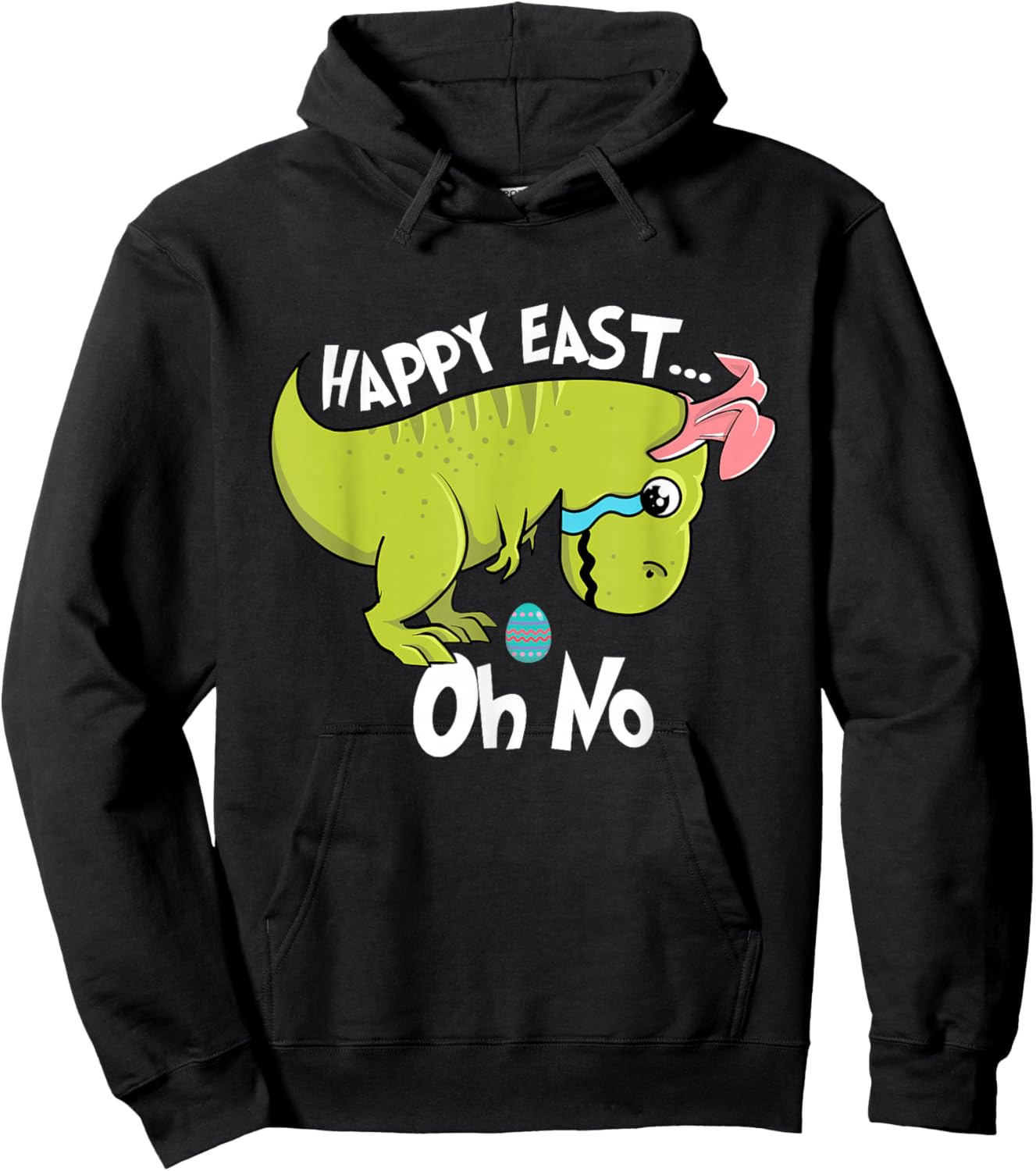 Happy East - Crying Easter Sunday Egg Hunters Hoodie - Hoodie | Black