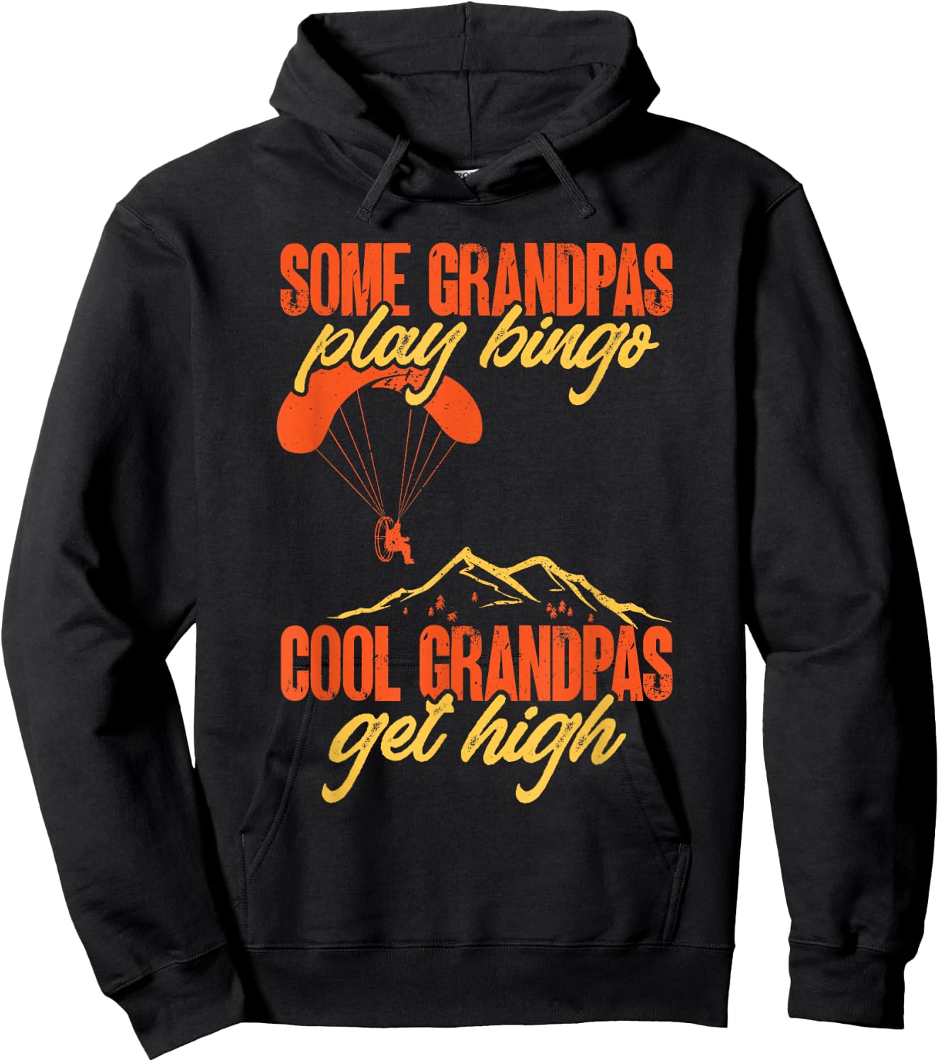 Parasol Flying Motorised Paraglider Hoodie - Hoodie | Black