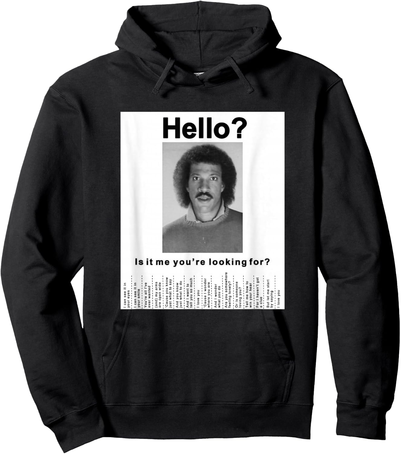 Finding Missing Person Hoodie - Hoodie | Black