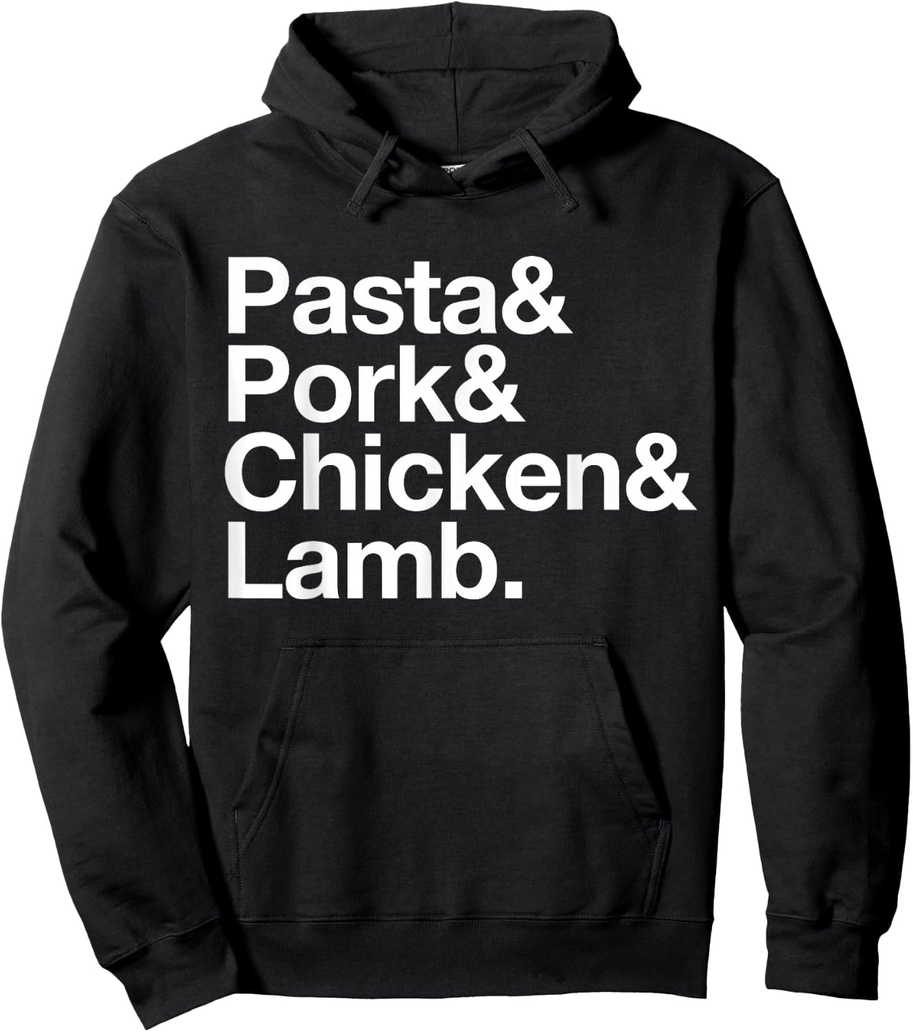 The Art of Pasta, Pork, Chicken & Lamb Hoodie - Hoodie | Black