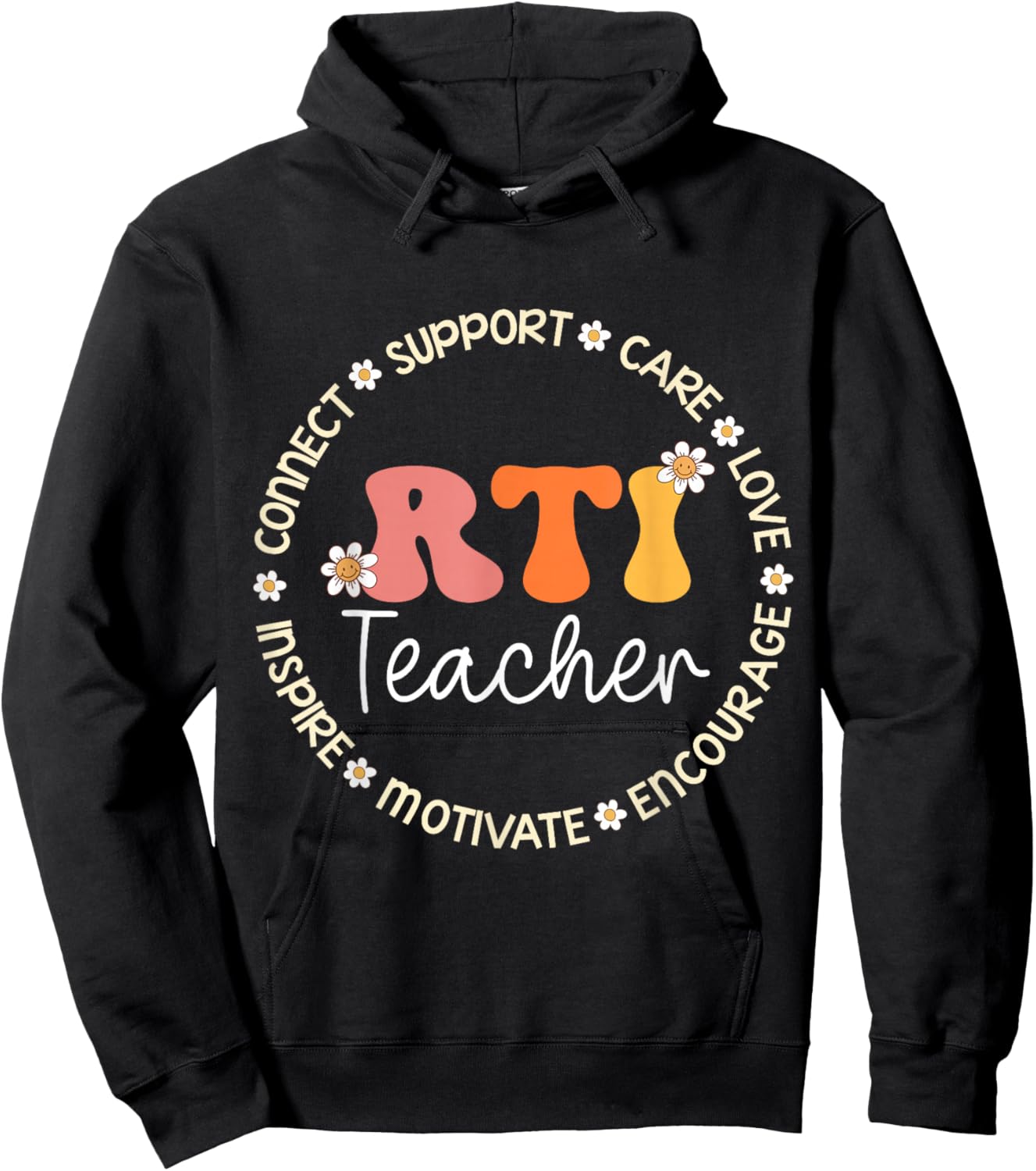 RTI Teacher Appreciation Week Back to School Women Kids Hoodie - Hoodie | Black