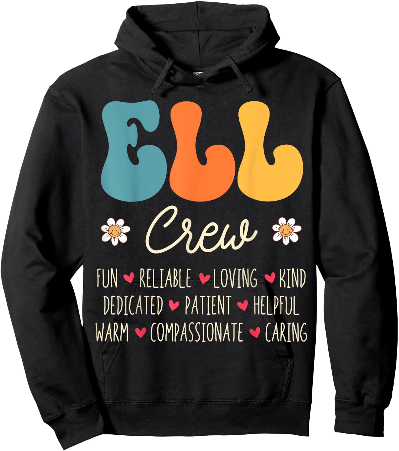 ELL Crew Appreciation Week Back to School Hoodie - Hoodie | Black