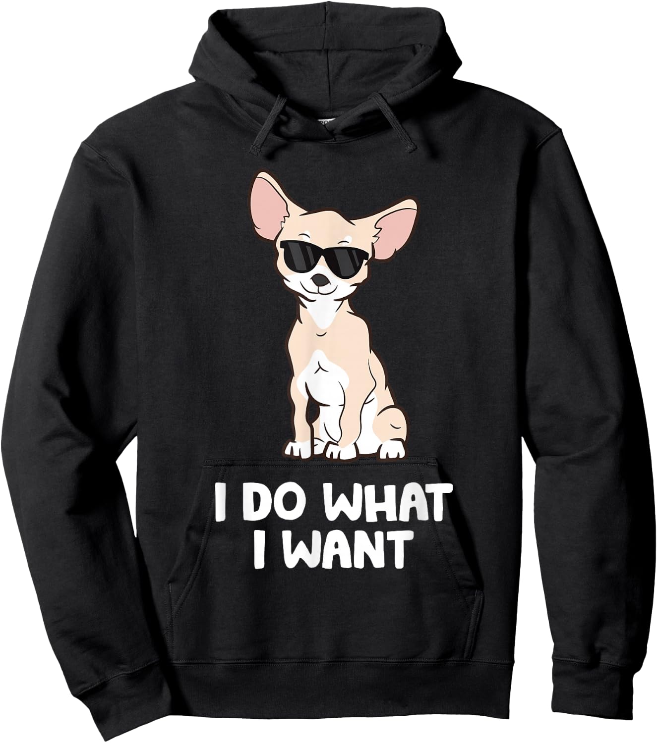 Chihuahua Gifts And For Dog Owners Chihuahua Dog I Do What I Want Chihuahua Black Hoodie - Hoodie | Black