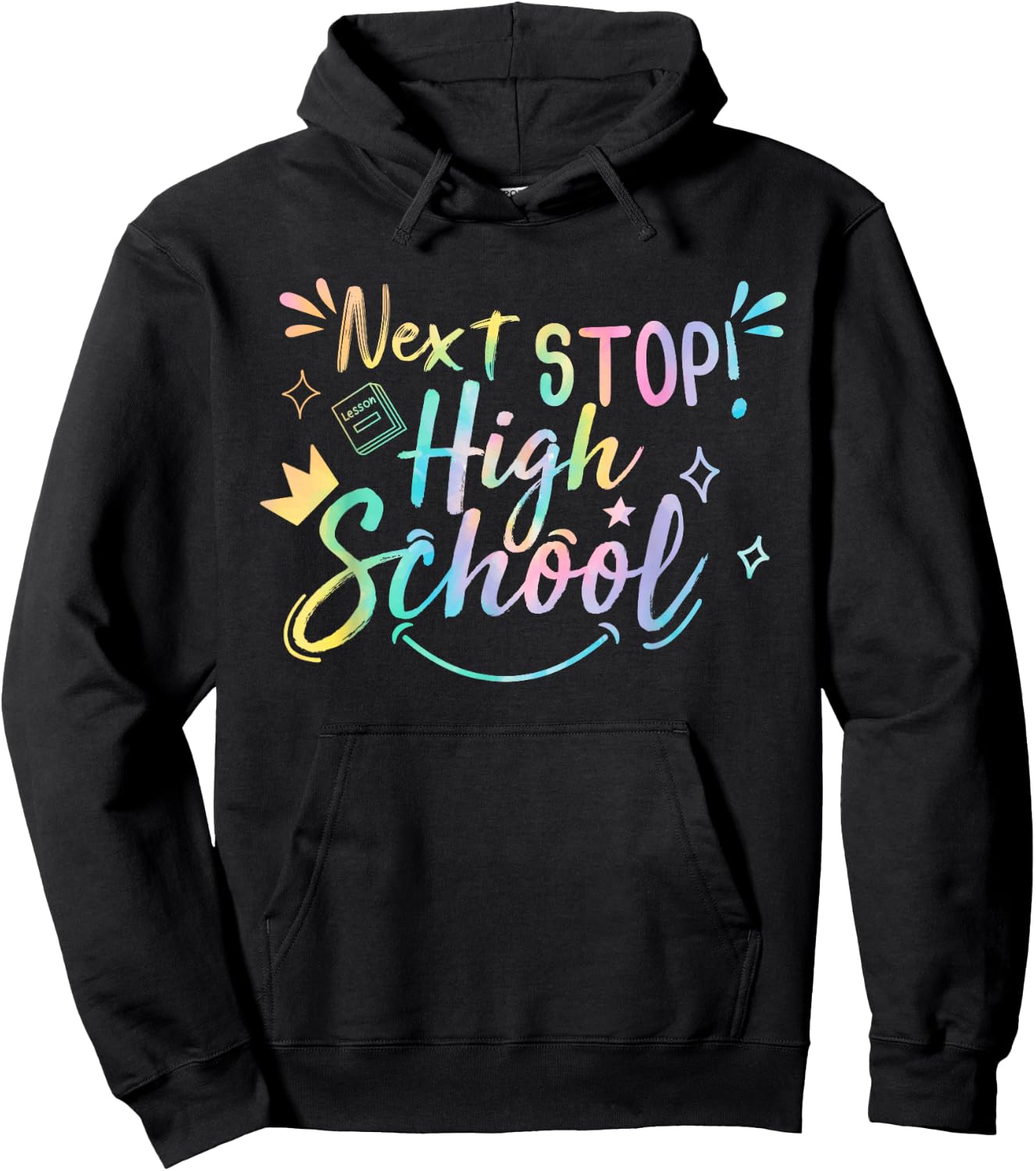 2023 Junior High School Funny Middle School Graduation Hoodie - Hoodie | Black