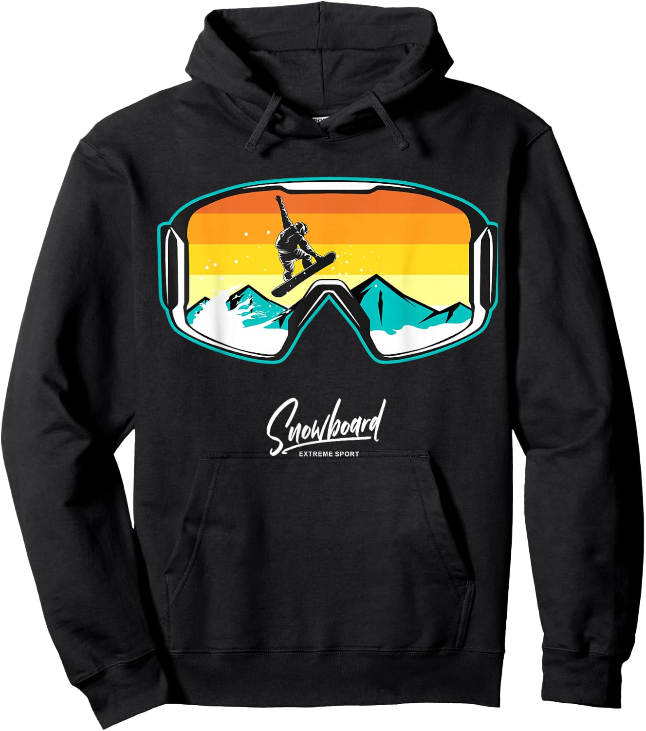 Snowboarder Snow Boarding Snowboarders Hoodie - Hoodie | Black