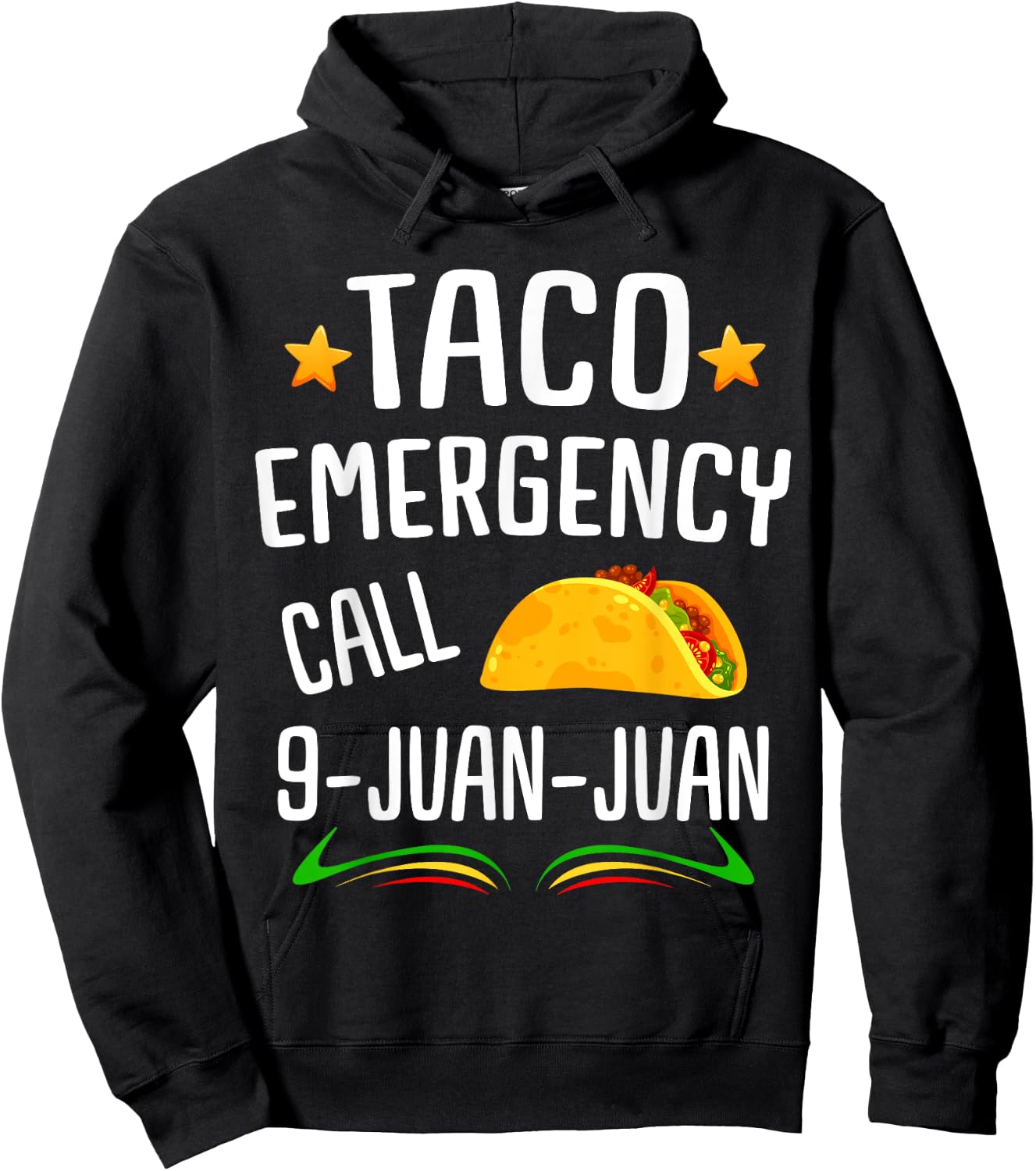 Taco Joke | Mexican Fiesta Cinco de Mayo | & Hoodie - Hoodie | Black