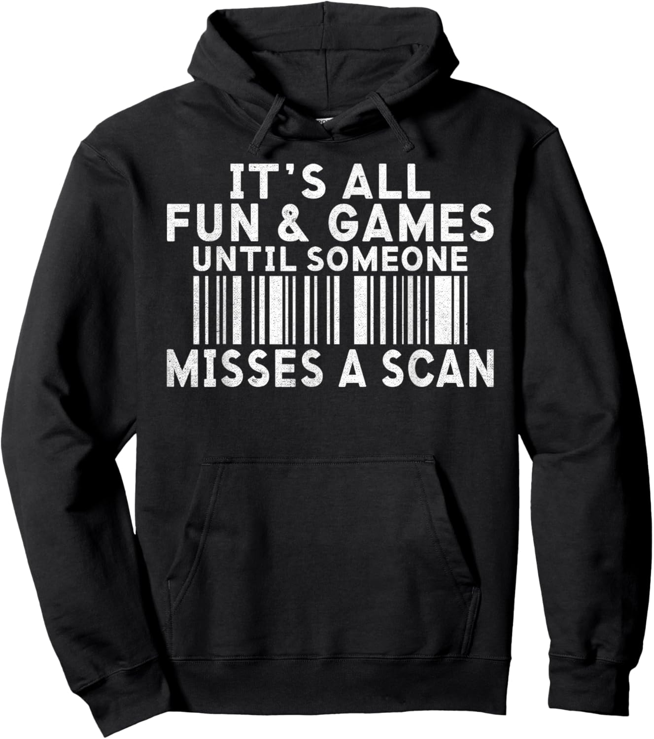 Its all Fun and Games until someone misses a Scan Postal Hoodie - Hoodie | Black