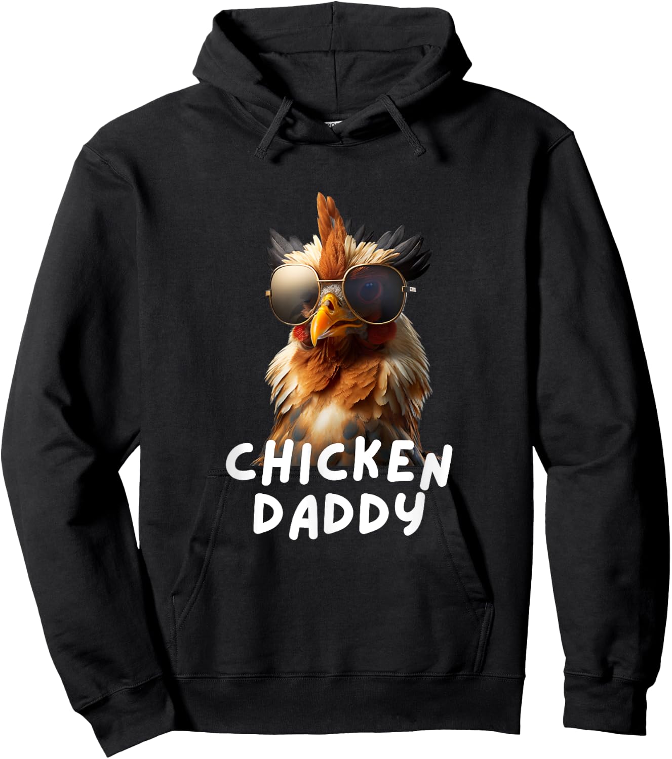 Chicken Daddy Funny Chicken Coop Hendl Chicken Hoodie - Hoodie | Black