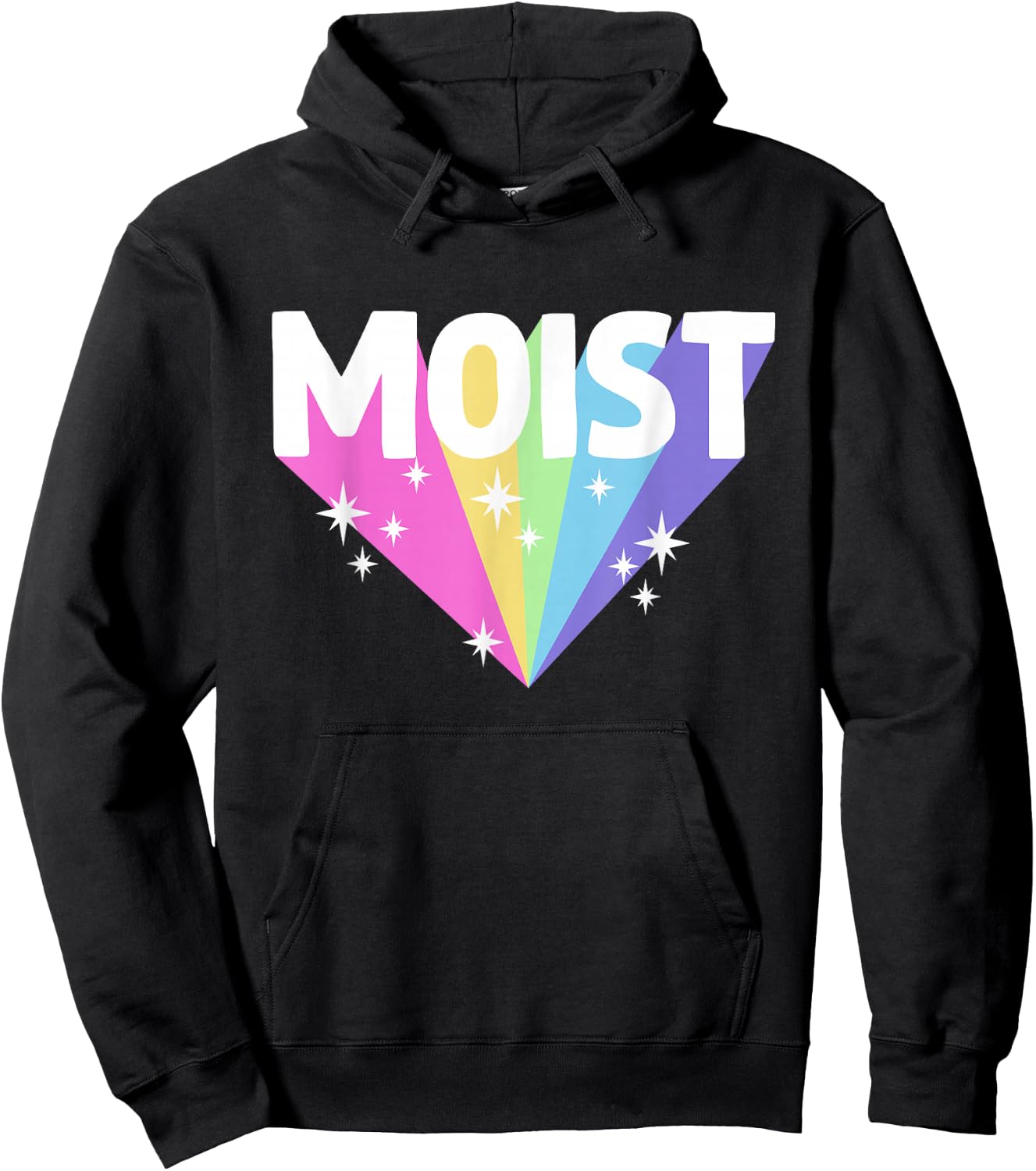 Moist Funny Meme Offensive Weird Cool Hilarious Humorous Hoodie - Hoodie | Black