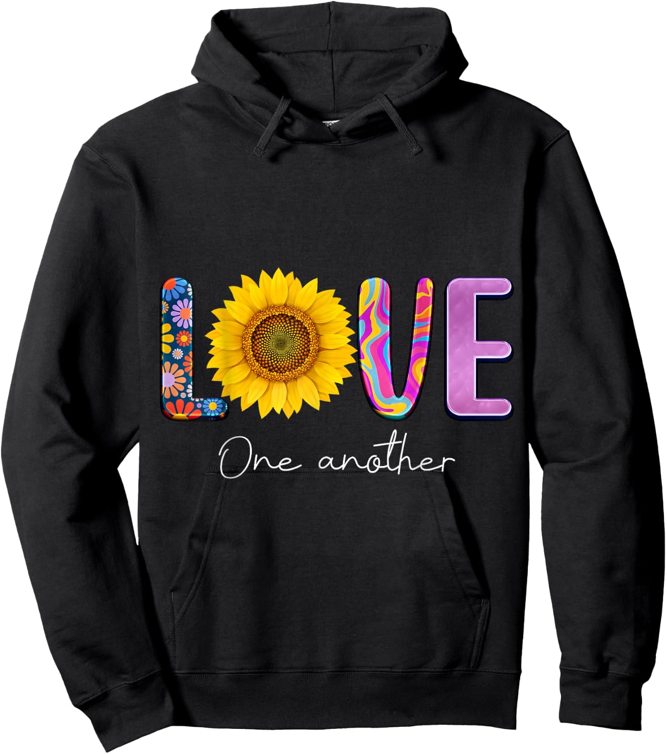 Love One Another Hoodie - Hoodie | Black