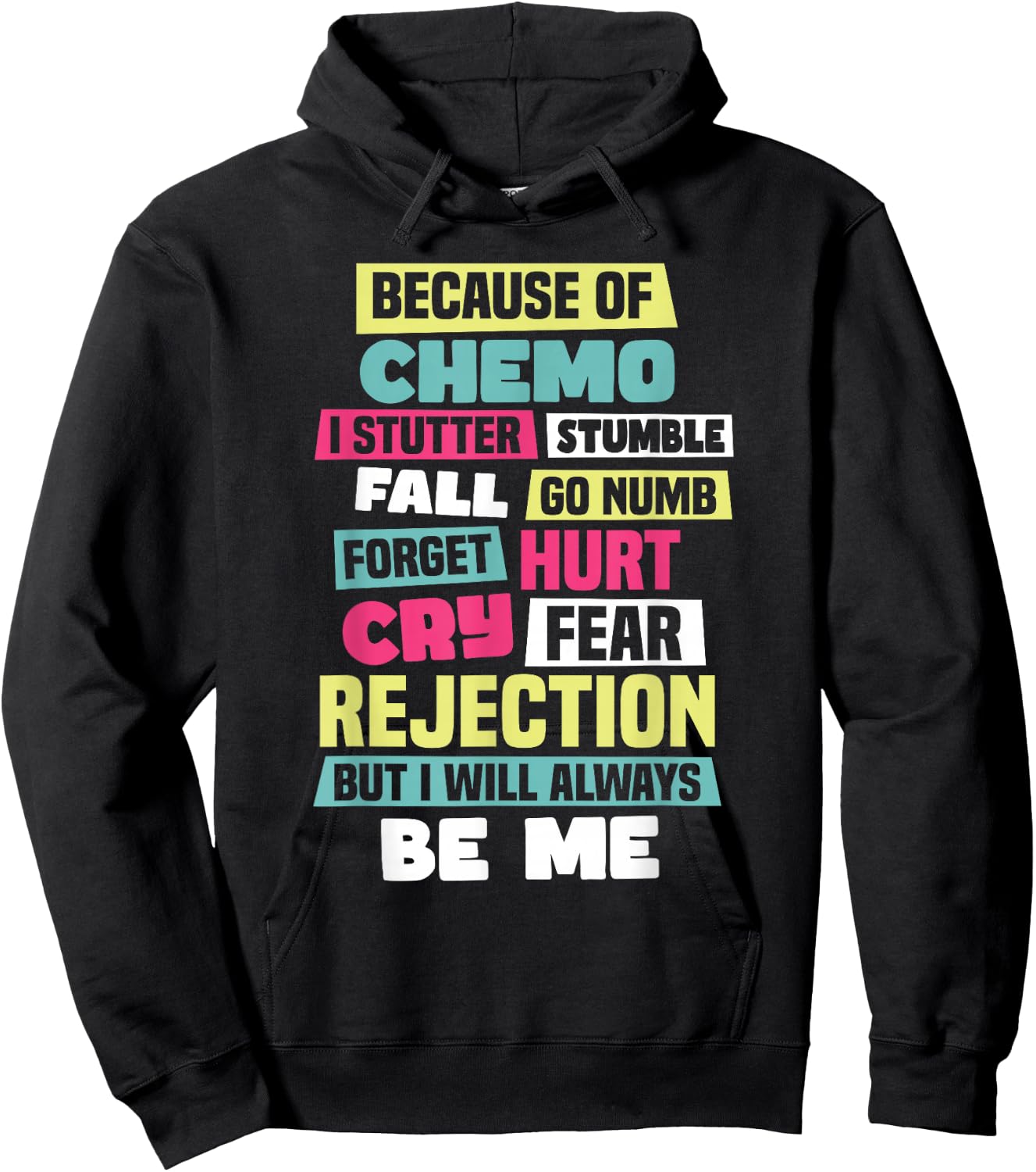 Chemotherapy Chemo Chemo Patient Hoodie - Hoodie | Black