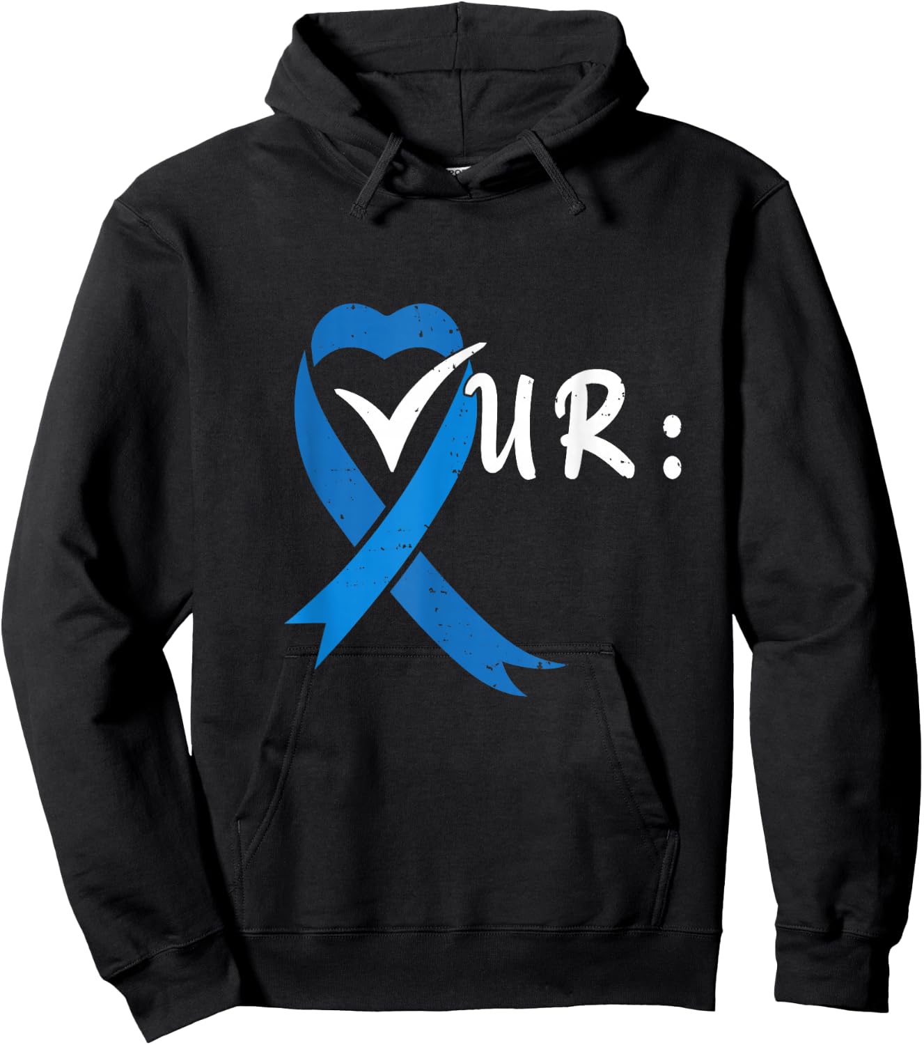 Check Your Colon Colonoscopies Colon Cancer Awareness Hoodie - Hoodie | Black