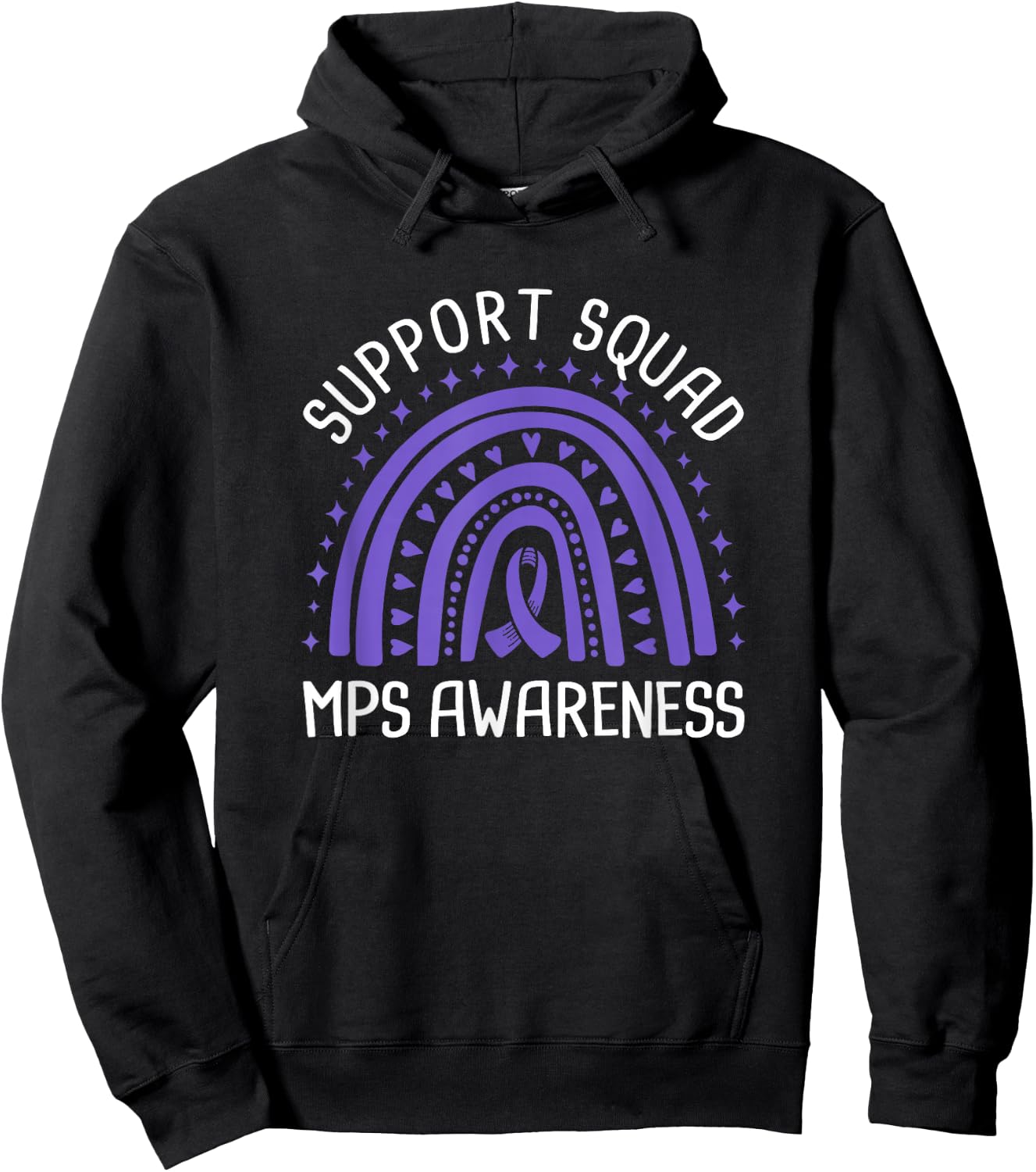 Support Squad MPS Awareness Hoodie - Hoodie | Black