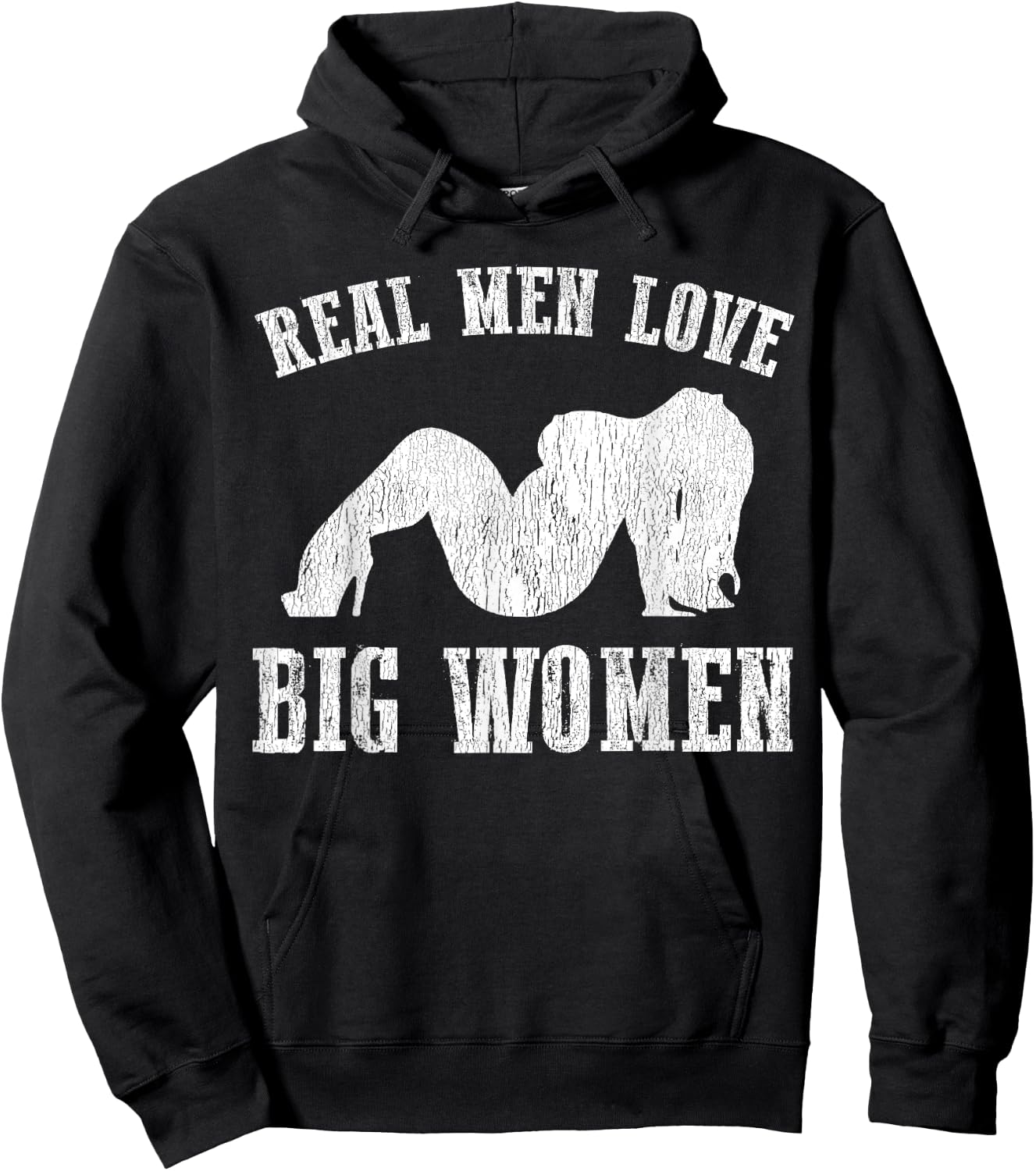 Real Men Love Big Women SSBBW BBW Lover Hoodie - Hoodie | Black