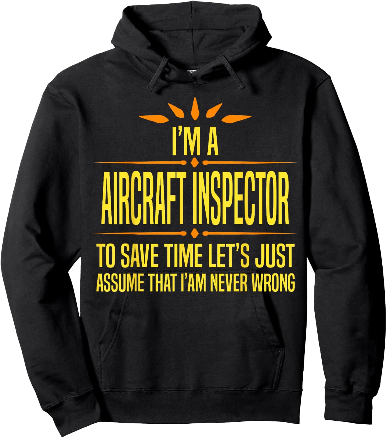 Im a Aircraft Inspector Hoodie - Hoodie | Black