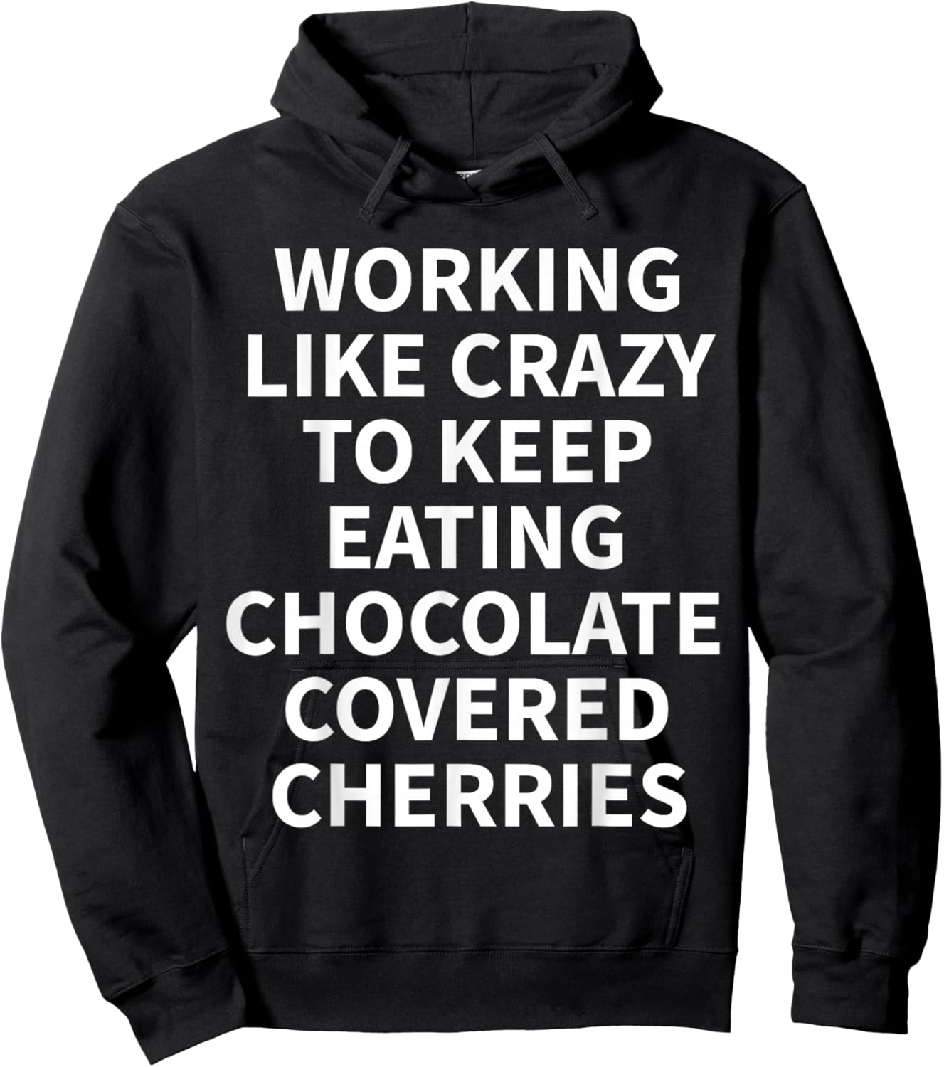 Chocolate Covered Cherry Apparel - Cute Funny Cherry Design Hoodie - Hoodie | Black