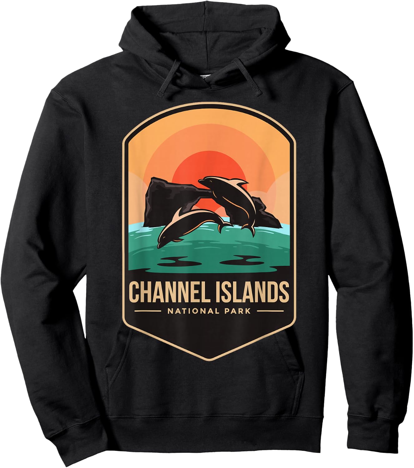 Channel Islands National Park 1980 California Hoodie - Hoodie | Black