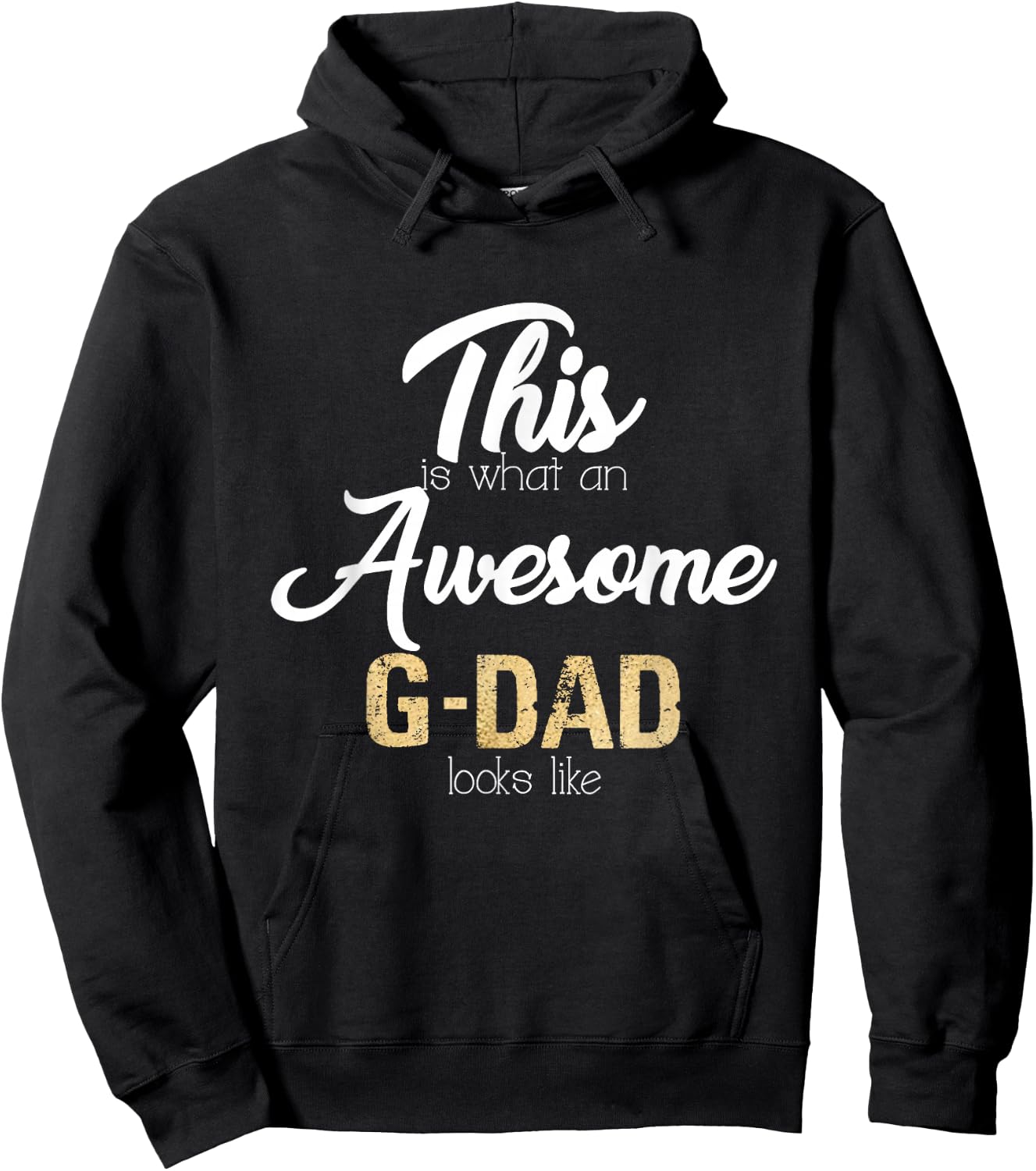 Awesome G-Dad Special Grandpa Hoodie - Hoodie | Black