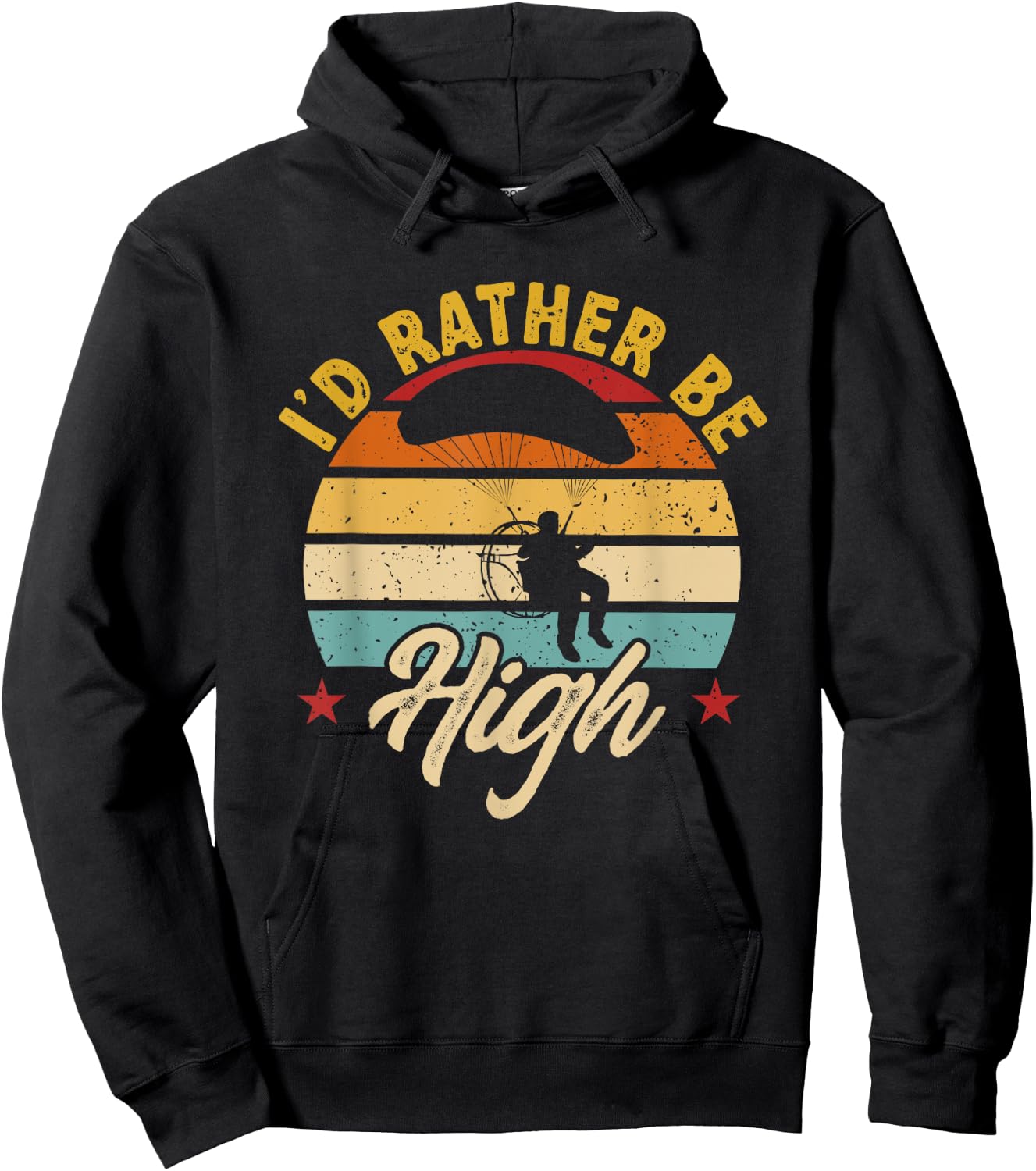 Paramotoring Powered Paraglider PPG Paramotor Hoodie - Hoodie | Black