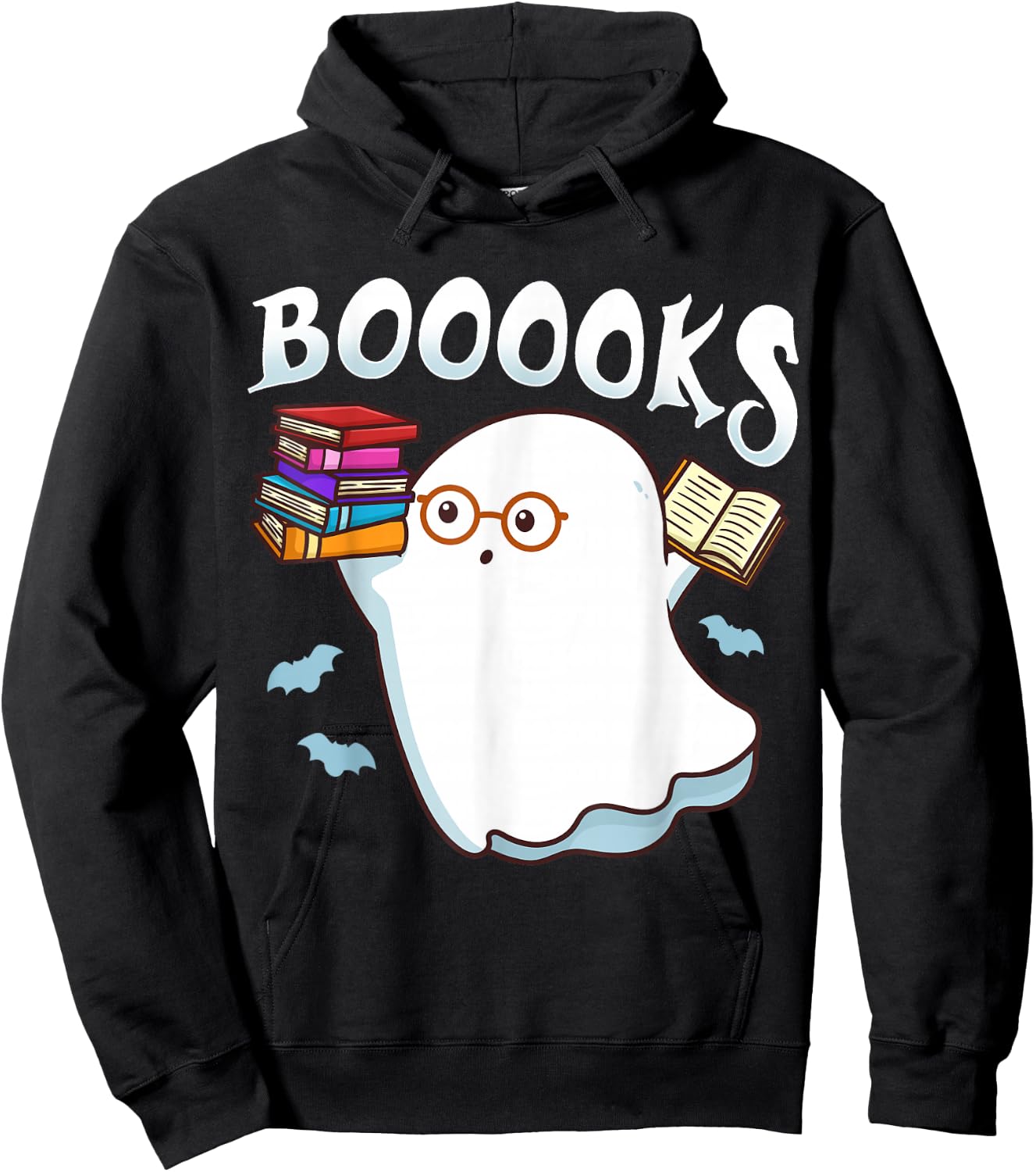 Halloween Books Librarian English Teacher Reader Reading Hoodie - Hoodie | Black
