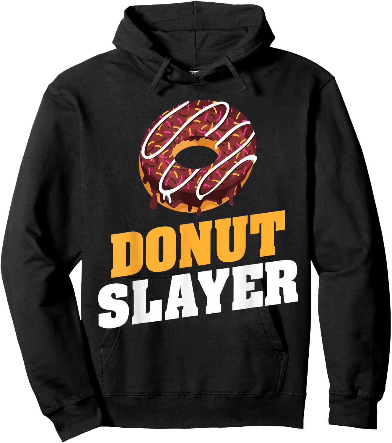 Donut Slayer Snack Donut Hoodie - Hoodie | Black