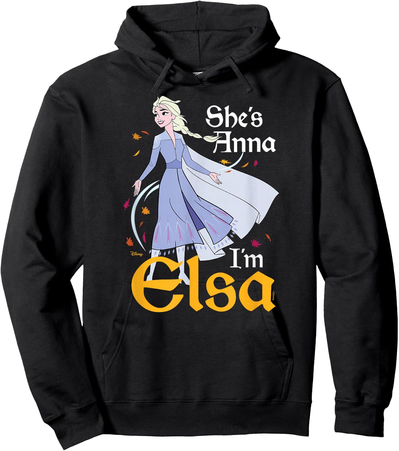 Frozen - She's Anna I'm Elsa Hoodie - Hoodie | Black