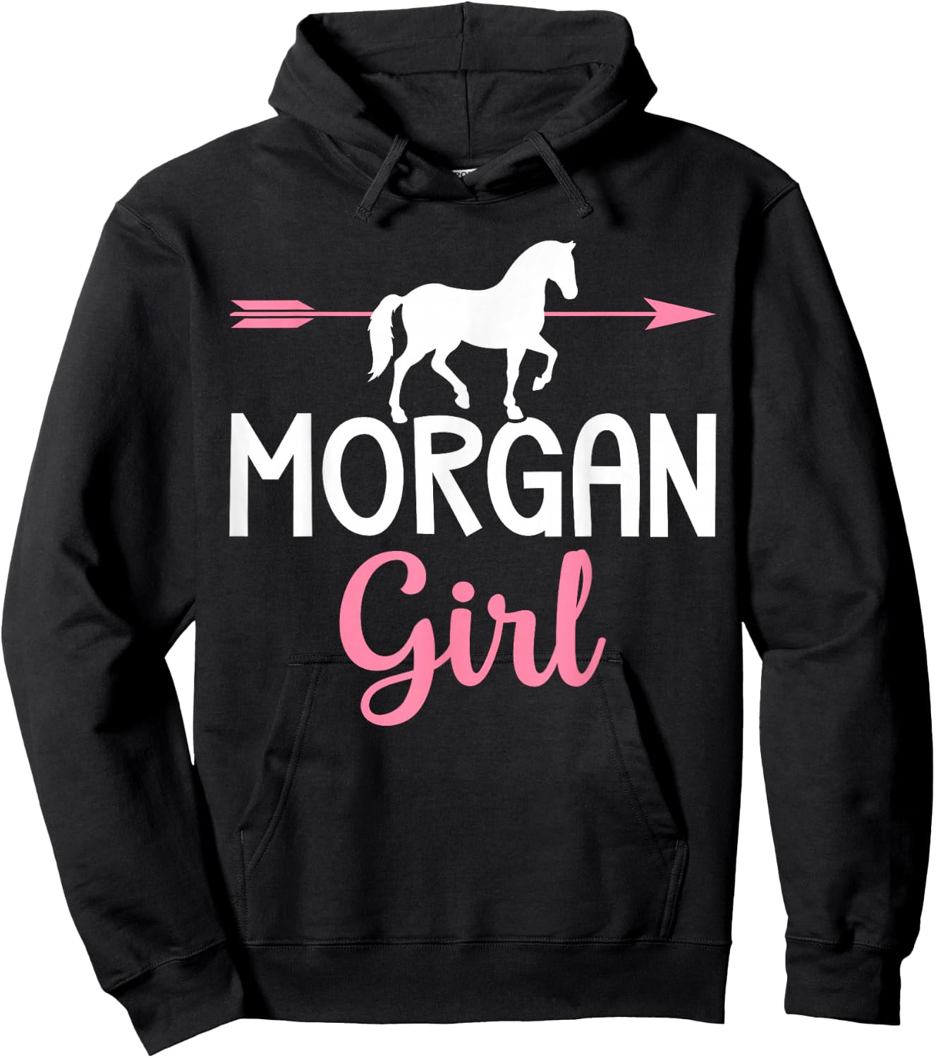 Morgan Girl Morgan Horse Girl Horses Lover Hoodie - Hoodie | Black