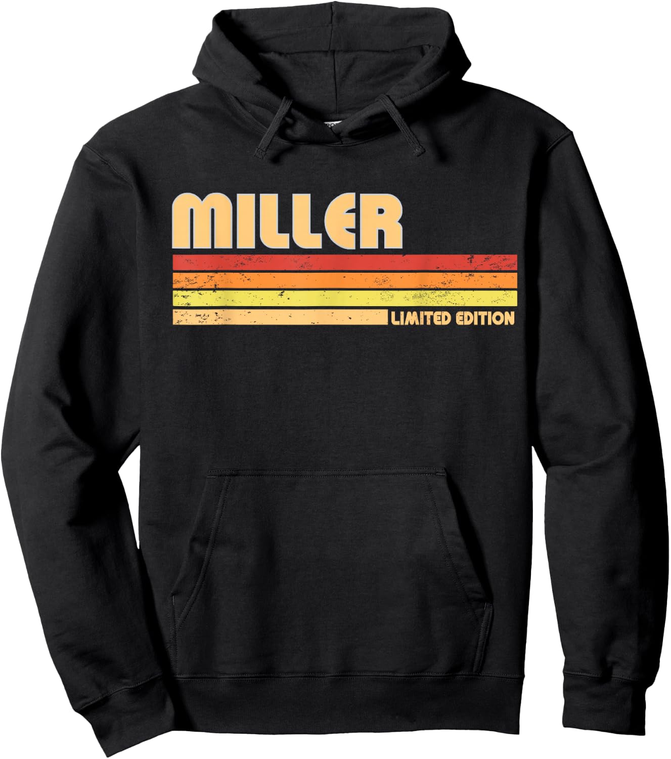 MILLER Funny Personalized Title Profession Birthday Idea Hoodie - Hoodie | Black