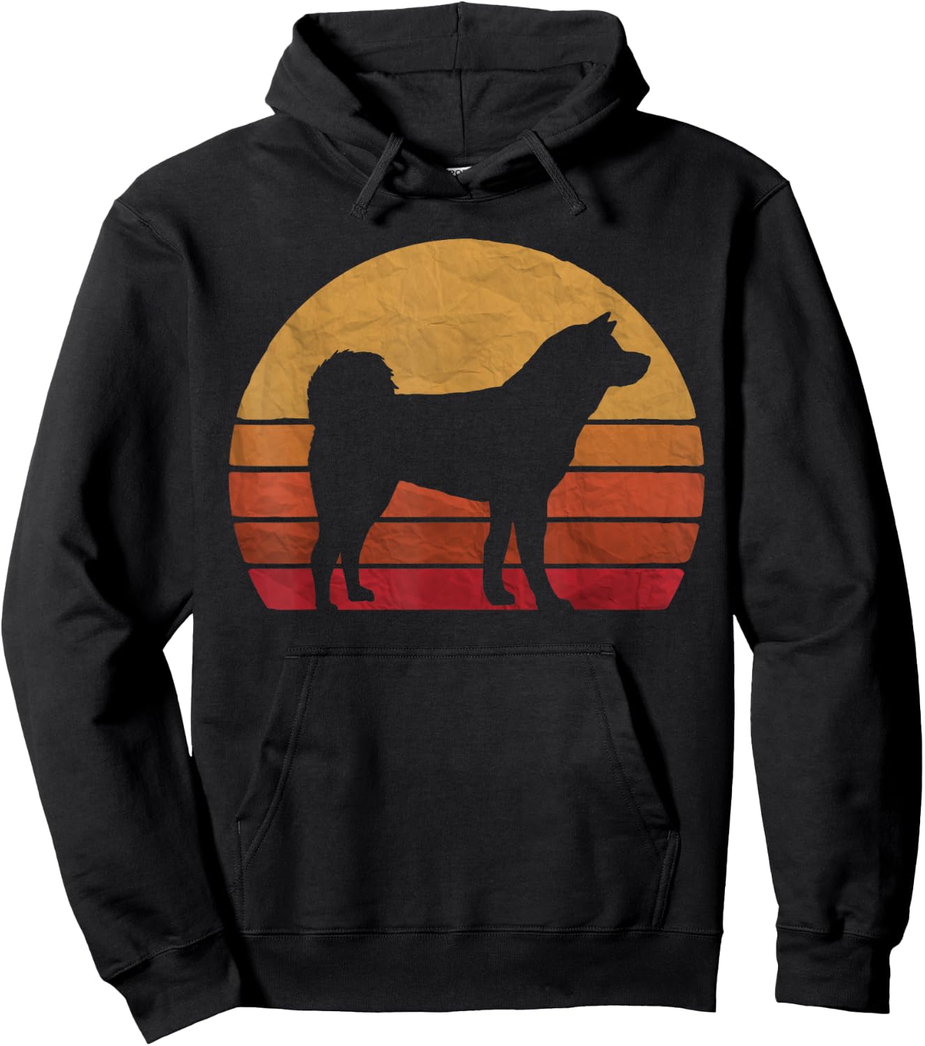 Funny Akita Art Men Women Dog Walker Veterinarian Dog Sitter Hoodie - Hoodie | Black