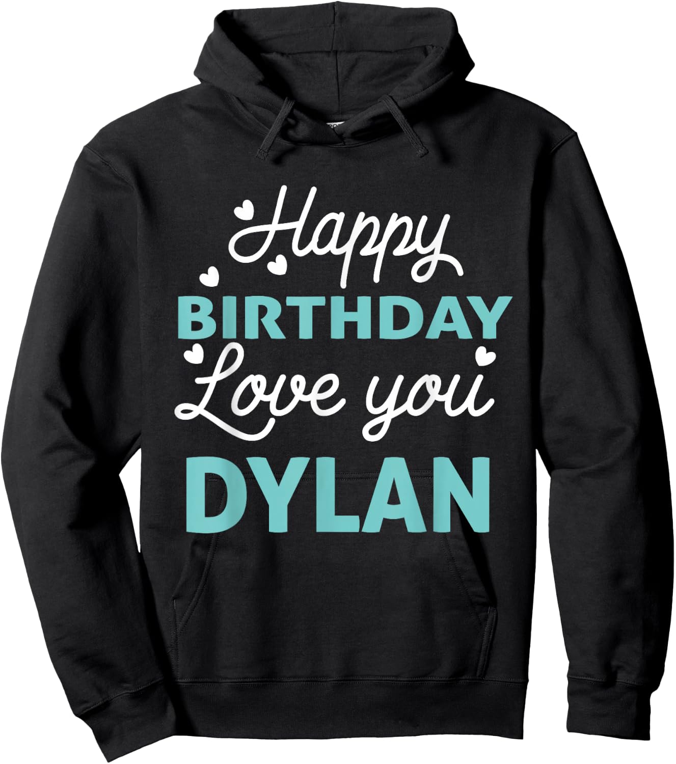 Happy Birthday Party for Birthday King Dylan Birthday Boy Men - Black, Small, Short Sleeve, , Regular Fit, Cotton, -Adults, Kids Hoodie - Hoodie | Black