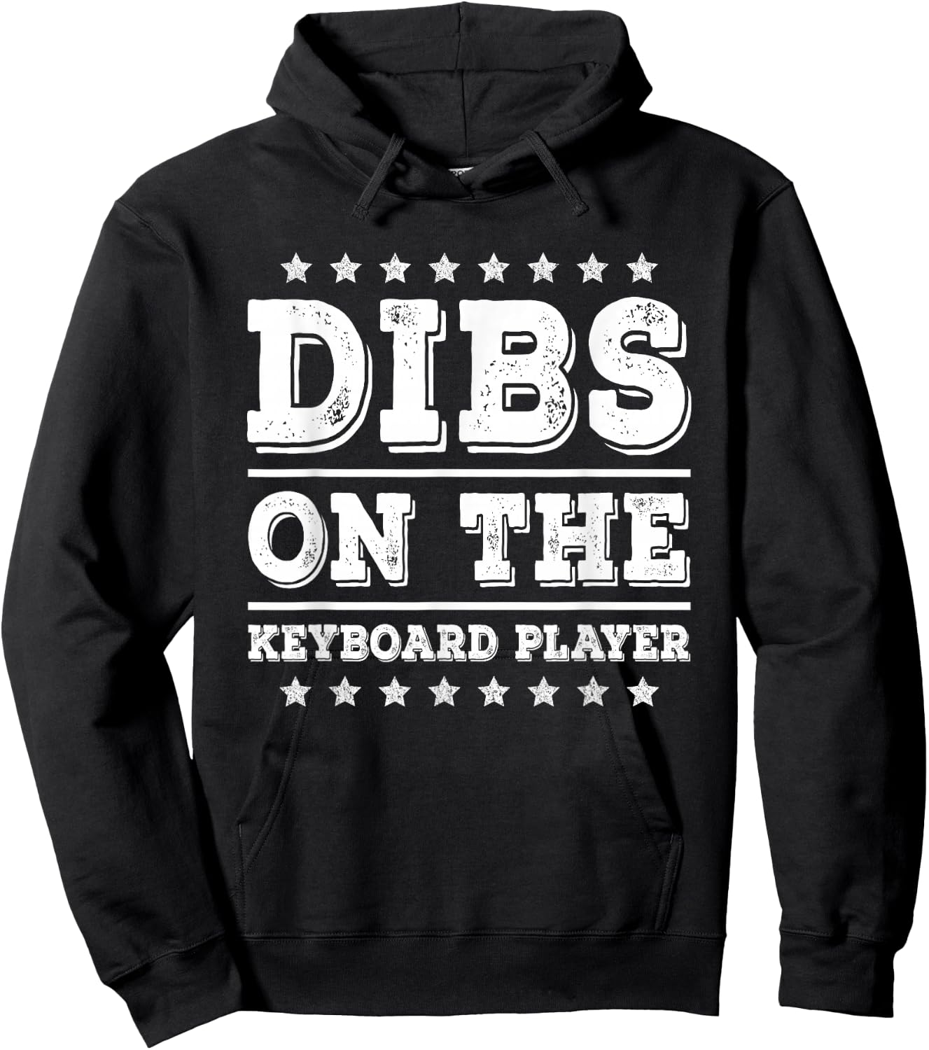 Dibs on The Keyboard Player Funny Pianist Wife Girlfriend Hoodie - Hoodie | Black