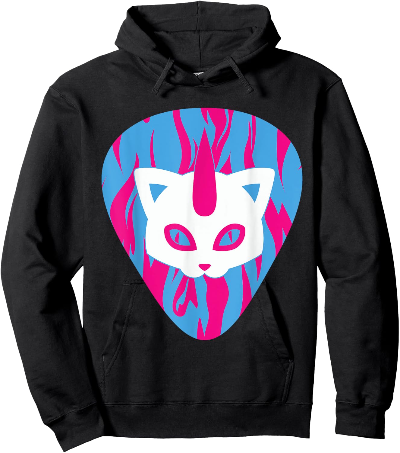 Miraculous Ladybug Glam Rock Kitty Section Guitar Pick Hoodie - Hoodie | Black