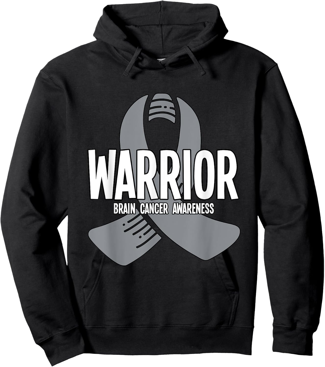 Warrior Brain Cancer Awareness Hoodie - Hoodie | Black