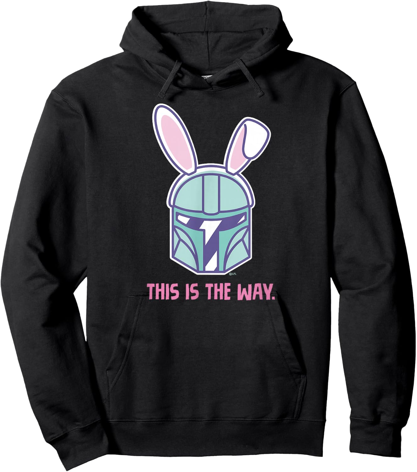 Star Wars The Mandalorian Easter Bunny Ears This is the Way Hoodie - Hoodie | Black
