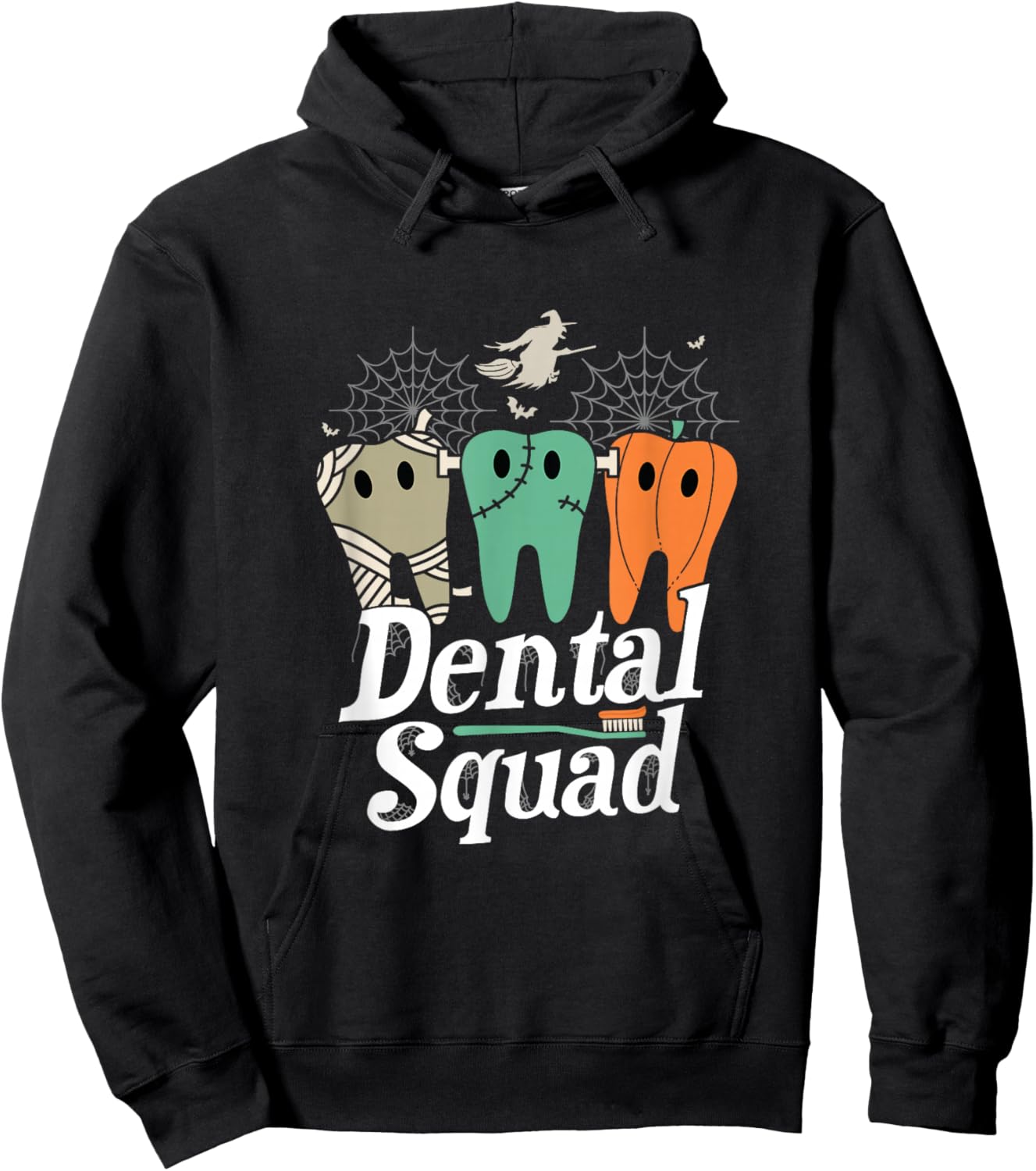 Dental Squad Halloween Costume Trick Or Treat Dentist Hoodie - Hoodie | Black