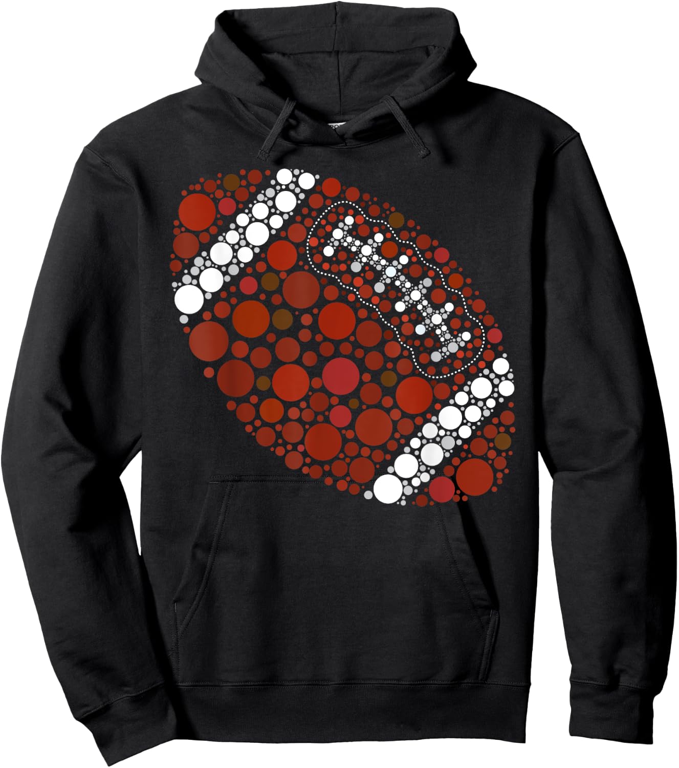 International Dot Day Football sports boys girls teacher Hoodie - Hoodie | Black