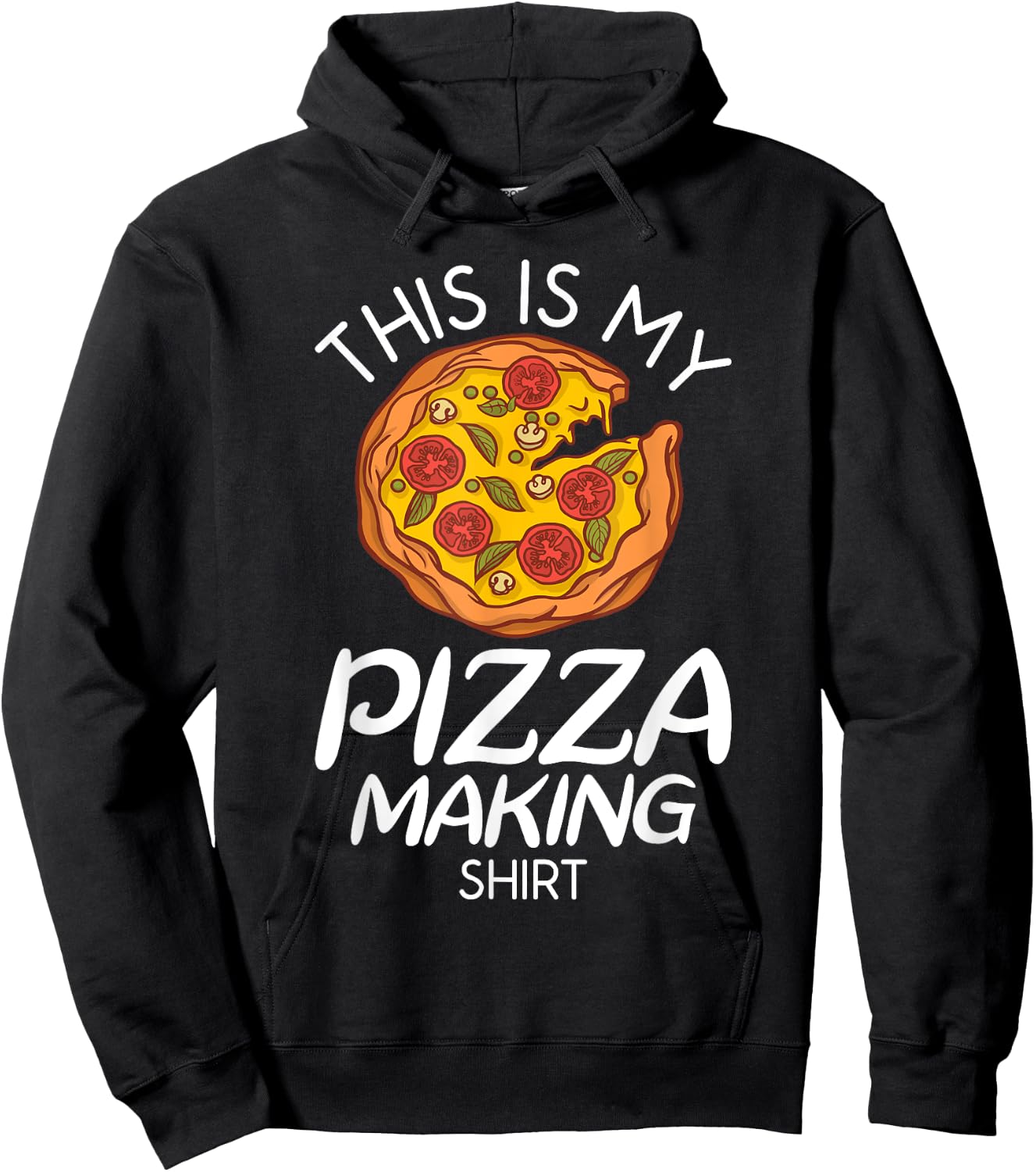 This is my Pizza making Shirt Snack Pizzalove Pizza Hoodie - Hoodie | Black