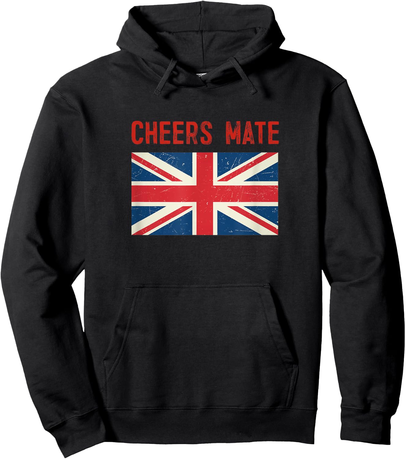 Cheers Mate British Slang Hoodie - Hoodie | Black