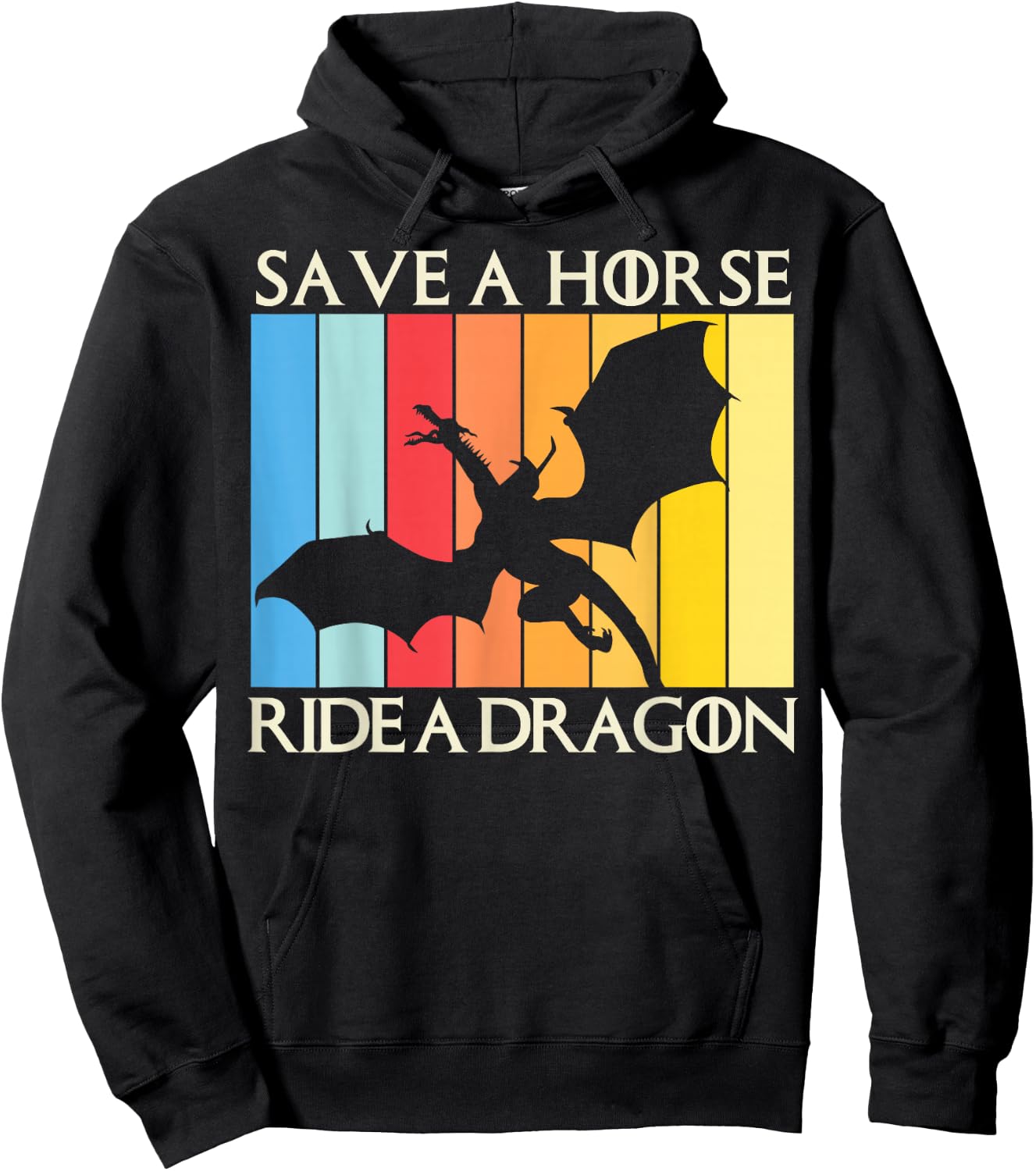 Save A Horse Ride A Dragon Hoodie - Hoodie | Black