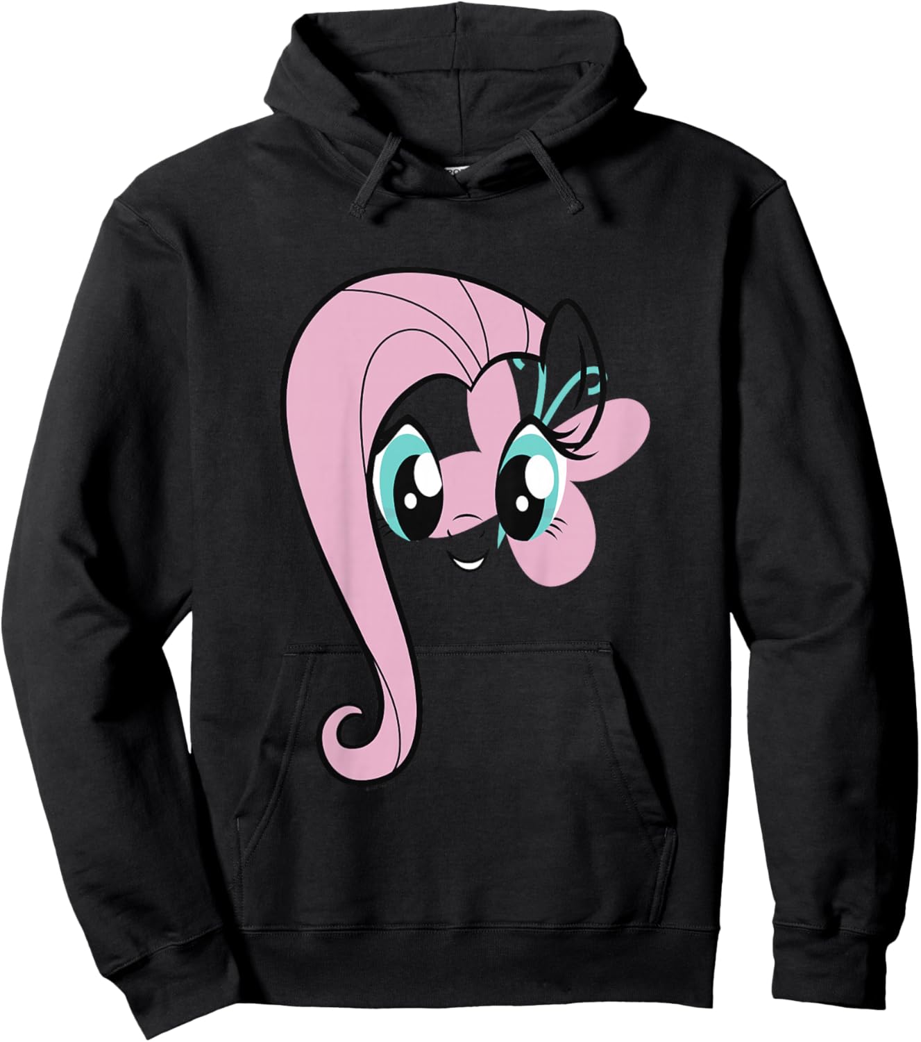 Kids My Little Pony: Friendship is Magic Fluttershy Big Face Hoodie - Hoodie | Black