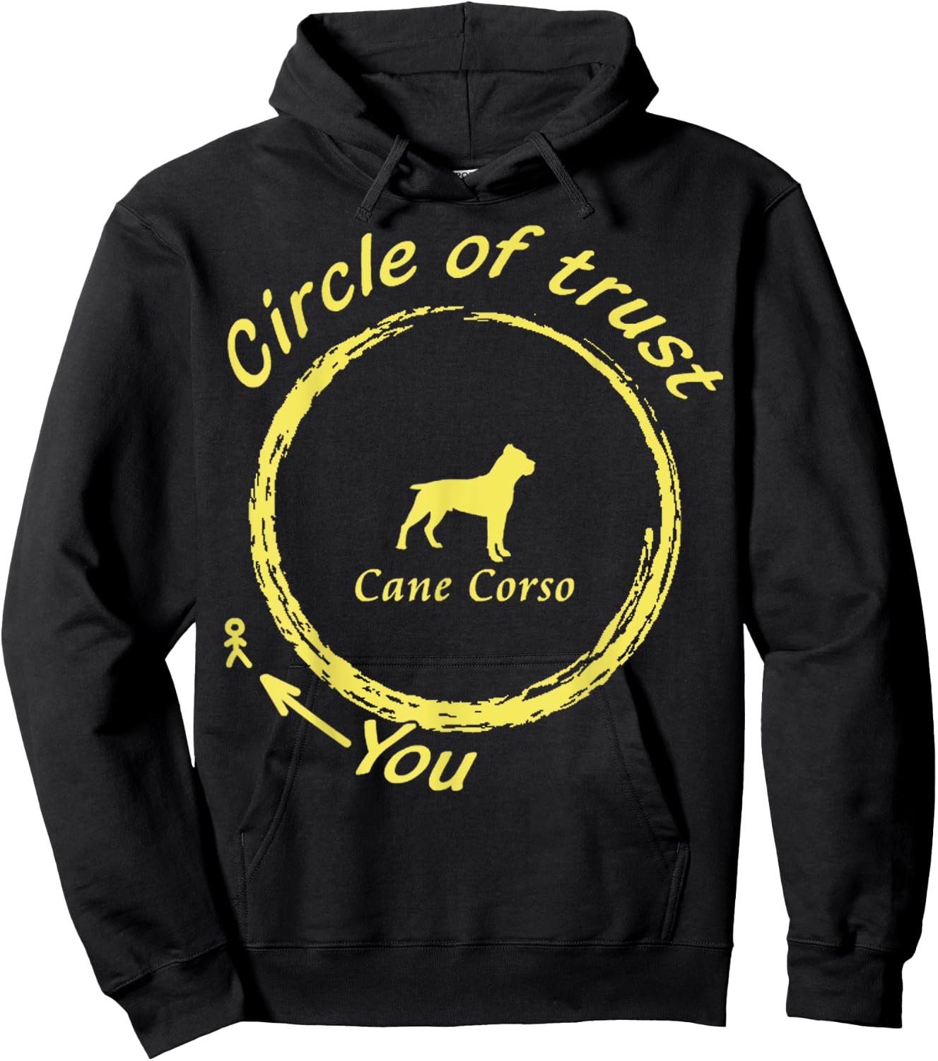 Cane Corso | Cane Corso Circle of Trust Hoodie - Hoodie | Black