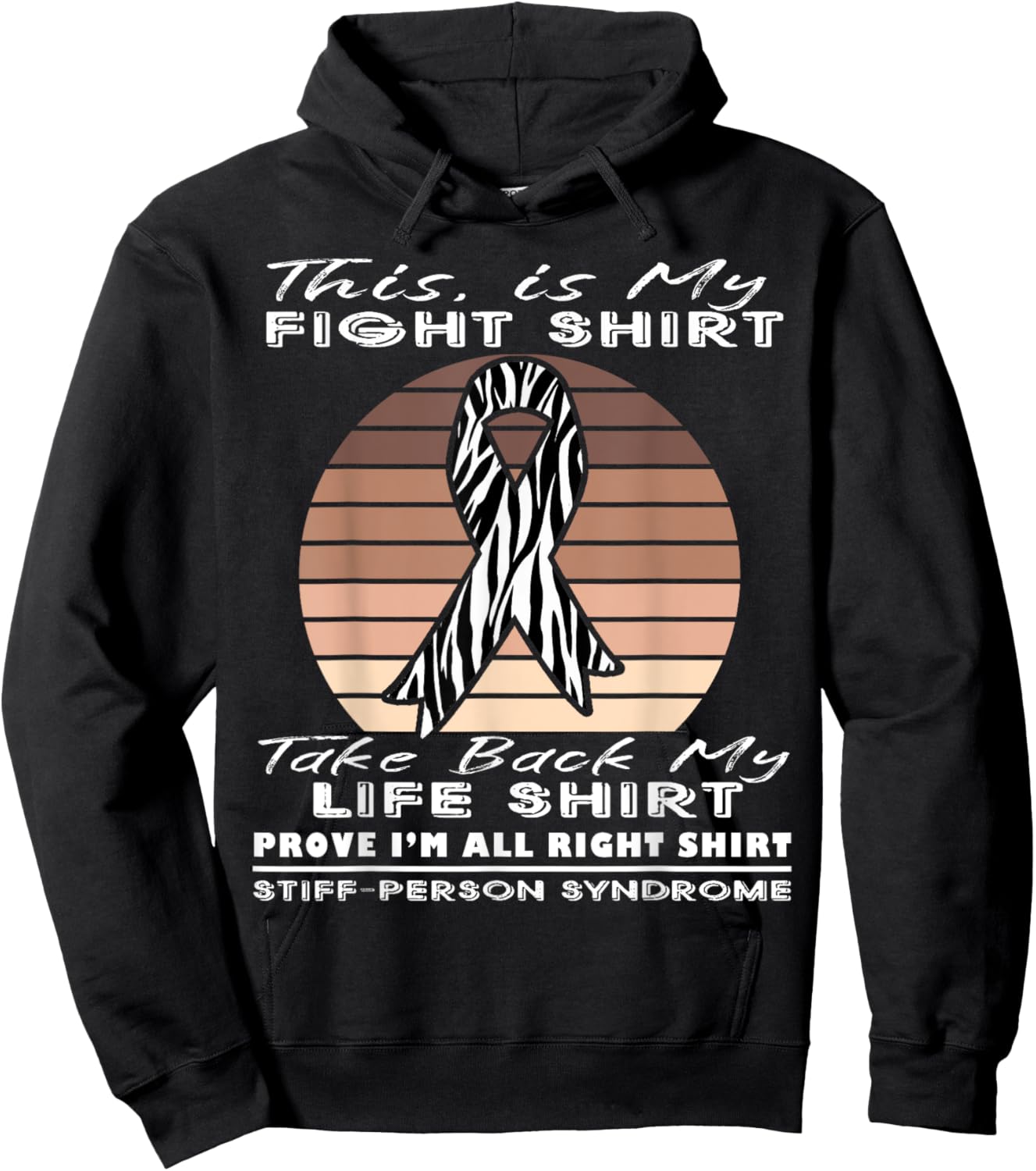 This is My Fight - Stiff Person Syndrome Hoodie - Hoodie | Black