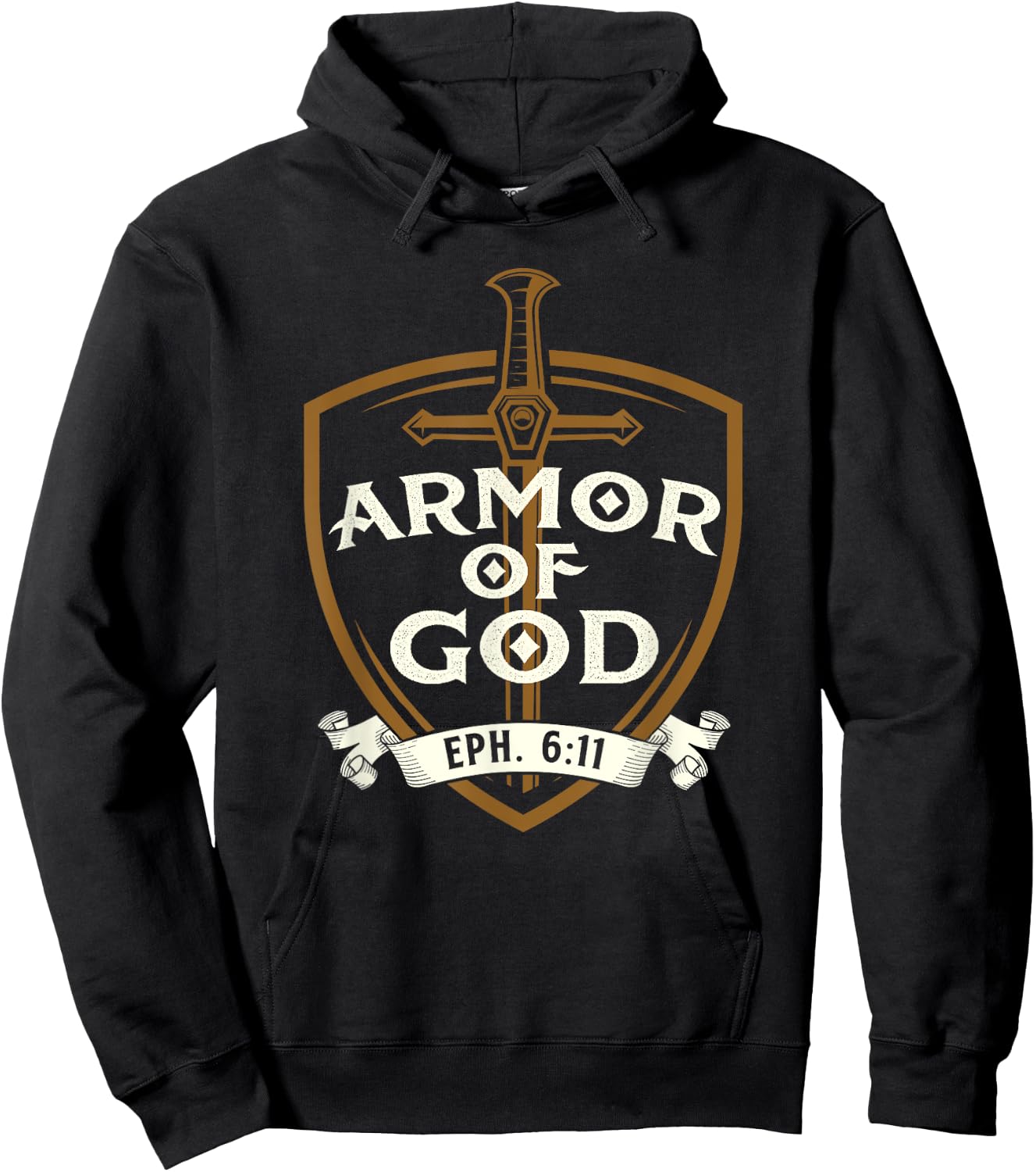 Armor Of God - Jesus Christ Believer Bible Christian Faith Hoodie - Hoodie | Black