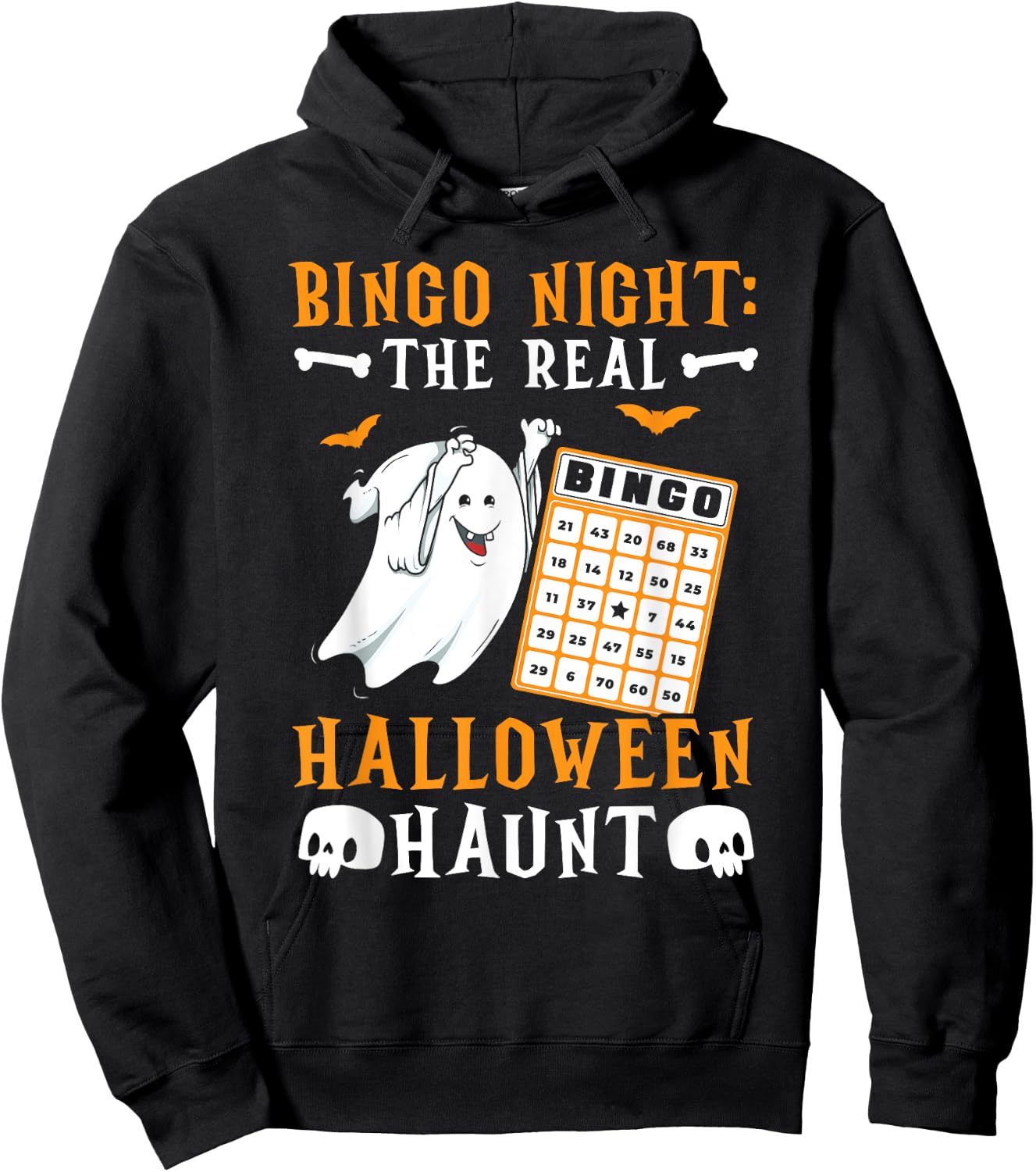 Bingo Halloween Trick Or Treat Bingo Player Bingo Caller Hoodie - Hoodie | Black