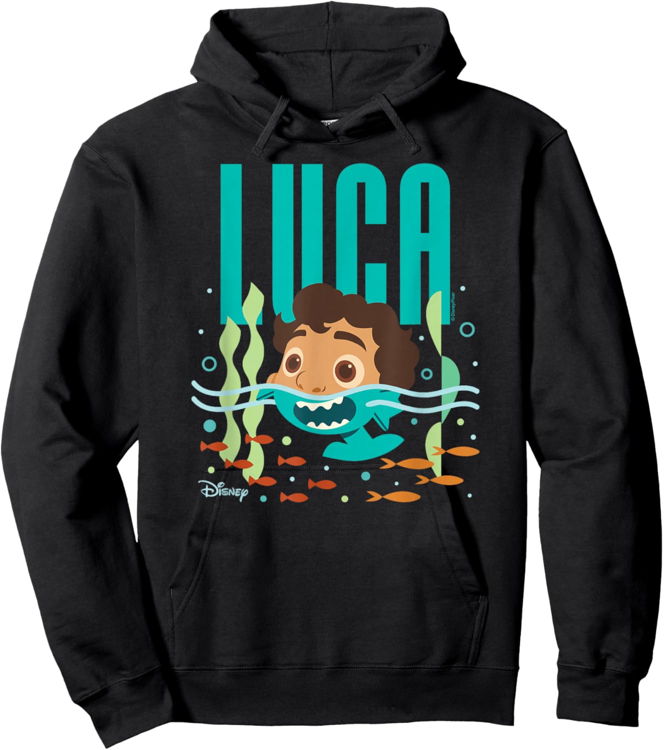 Luca - Half Human Half Sea Monster Luca Hoodie - Hoodie | Black