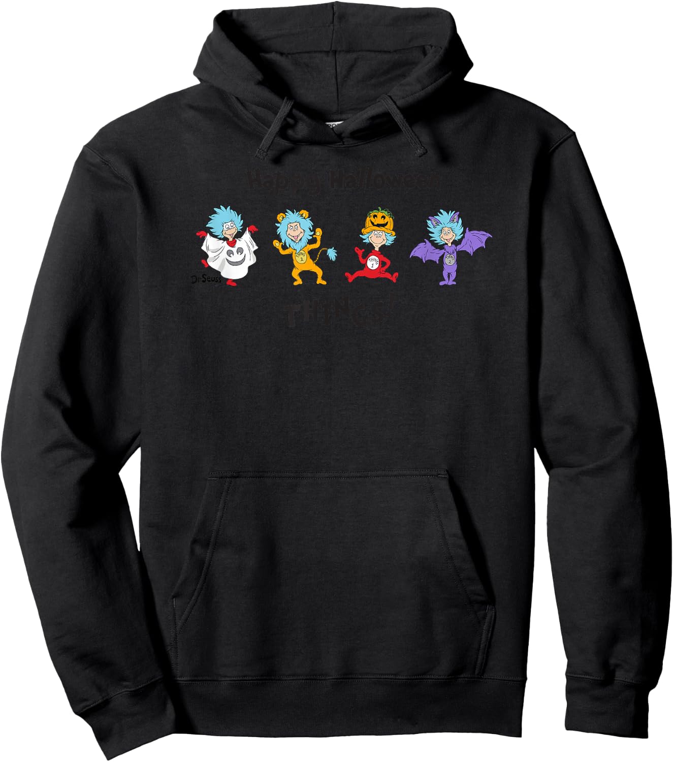 Dr. Seuss Happy Halloween Things Hoodie - Hoodie | Black