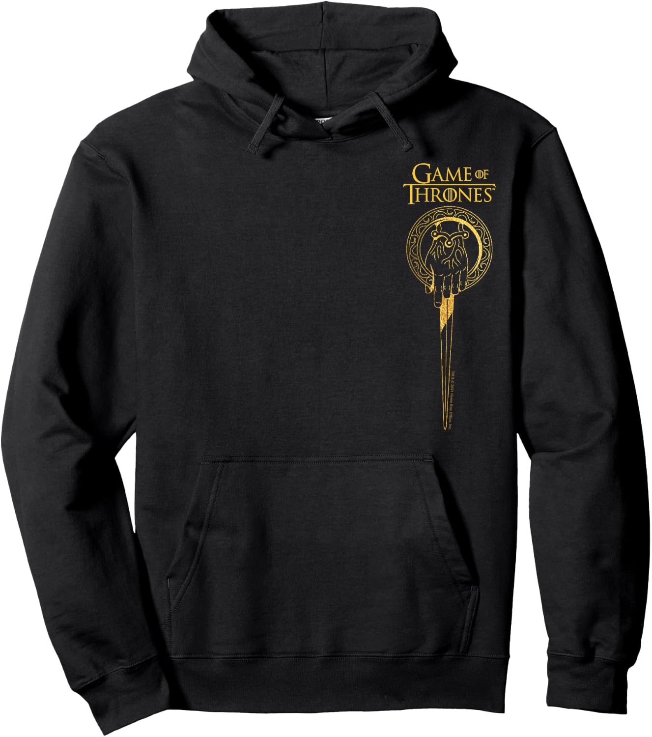 Game of Thrones Hand Crest Pocket Logo Hoodie - Hoodie | Black