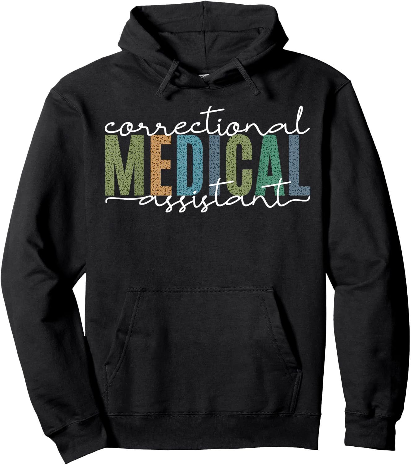 Correctional Medical Assistant Healthcare Funny Officer Hoodie - Hoodie | Black
